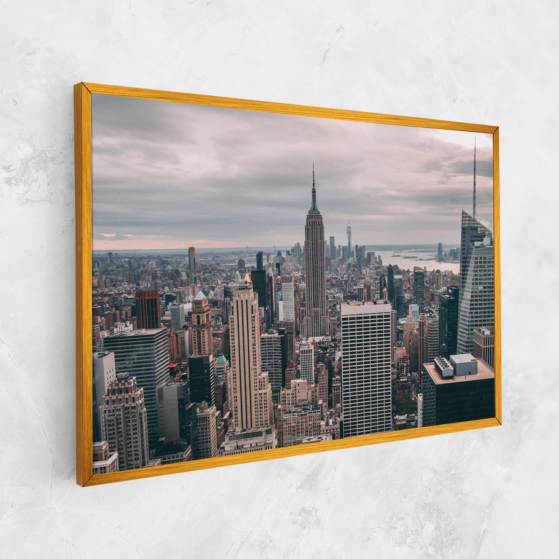 Leinwandbild High View Building mockup 1