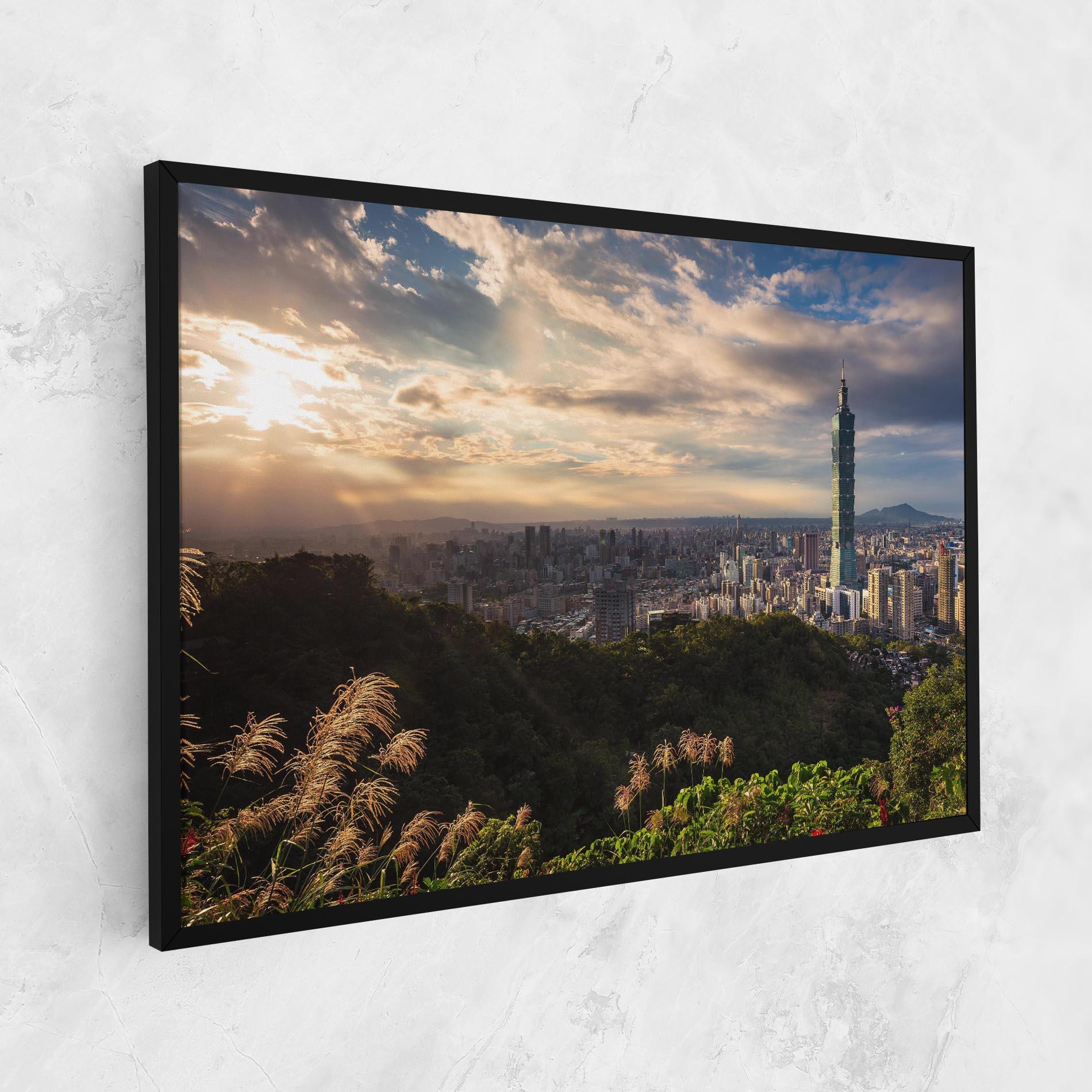 Leinwandbild Big Building Daylight mockup 1