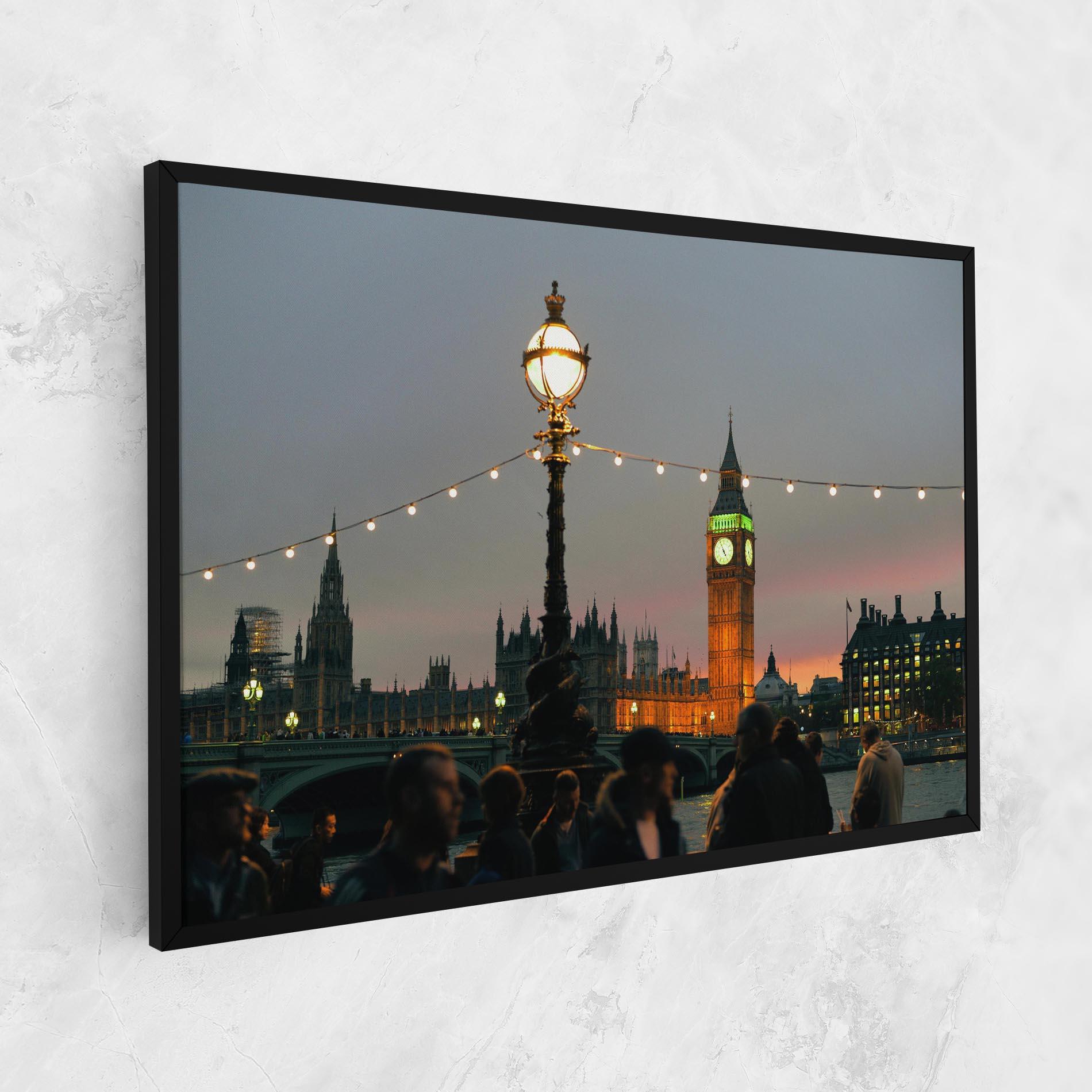 Leinwandbild Clock Lights mockup 1