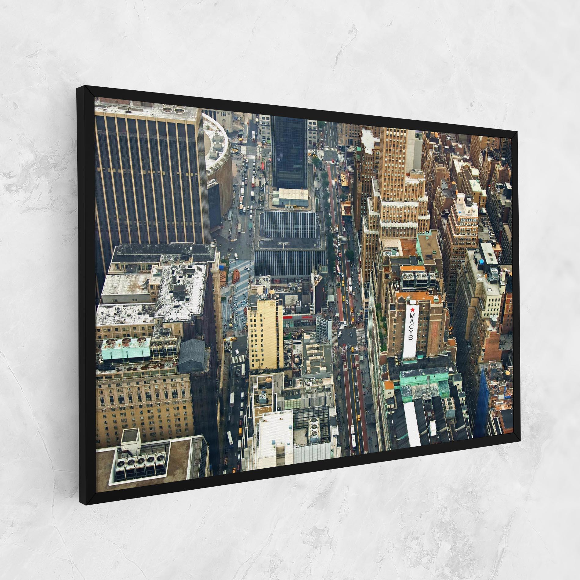 Leinwandbild Cream Tall Building mockup 1