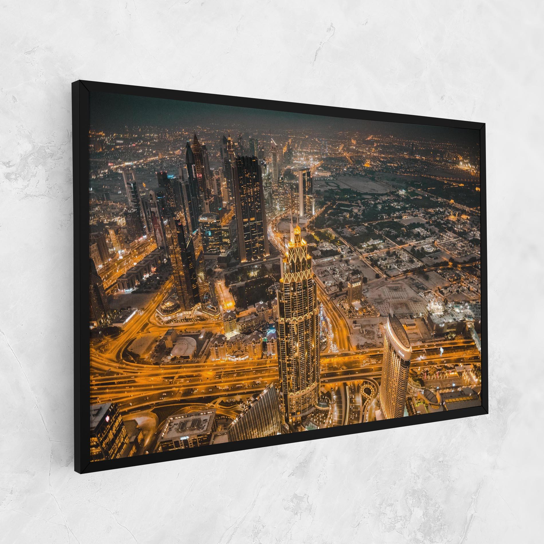 Leinwandbild Dubai Lights mockup 1