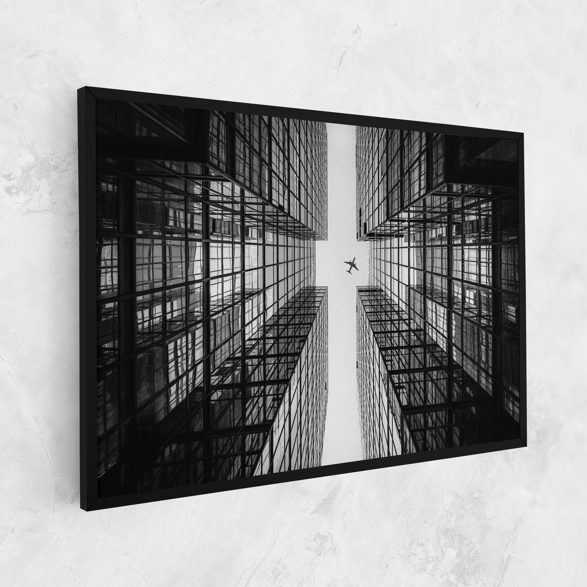 Plane Grey Building mockup 1