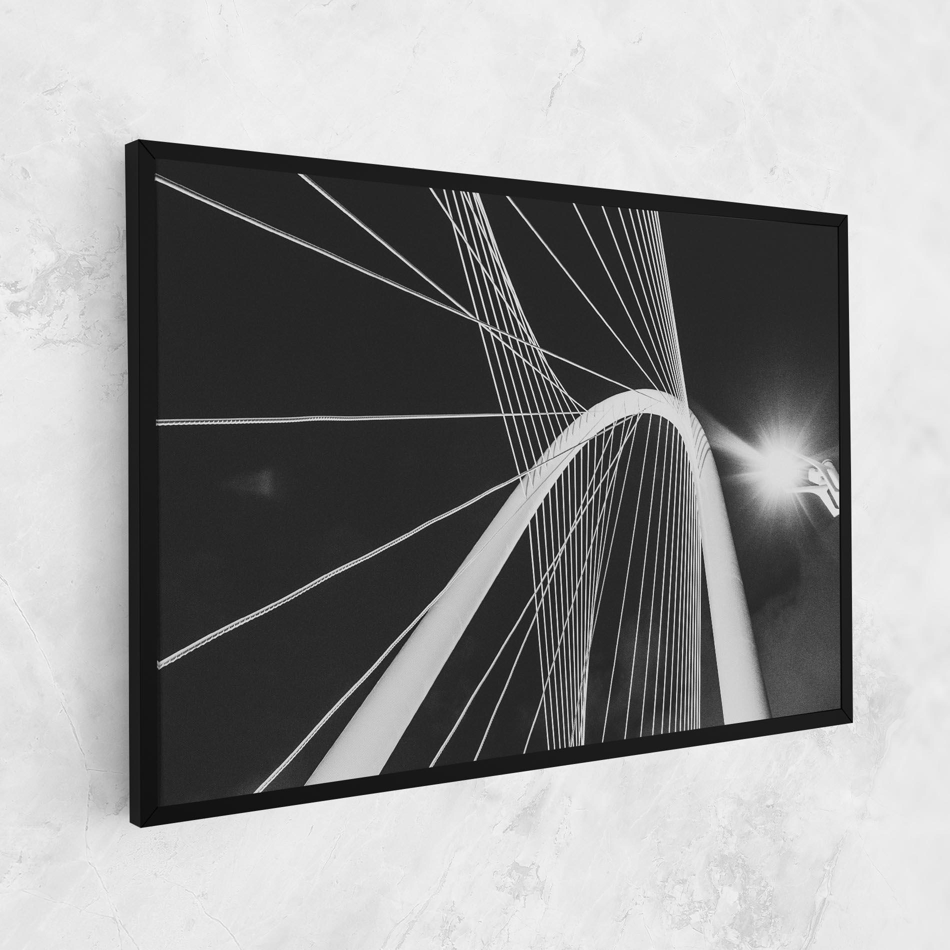 Leinwandbild White Glass Building mockup 1