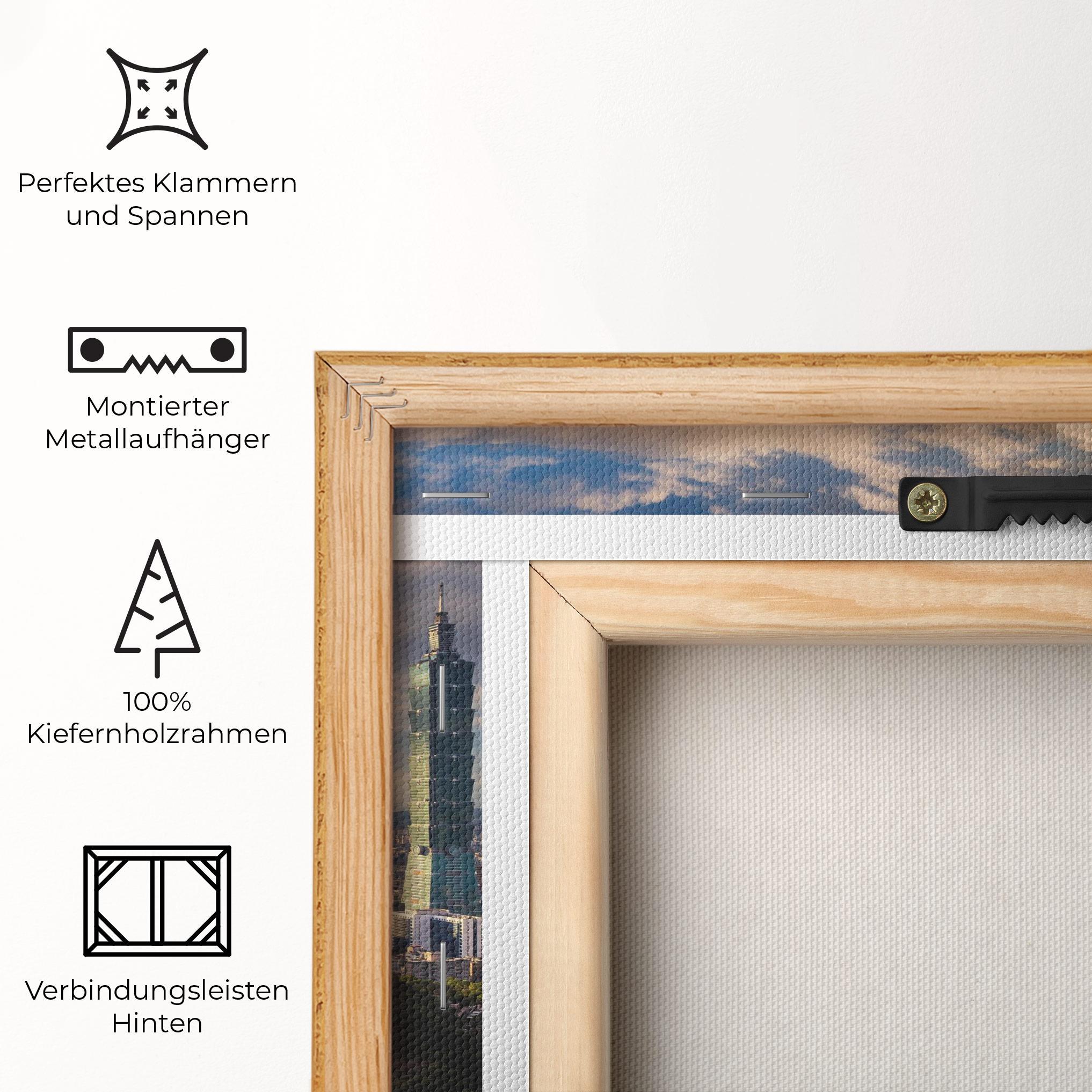 Leinwandbild Big Building Daylight mockup 5