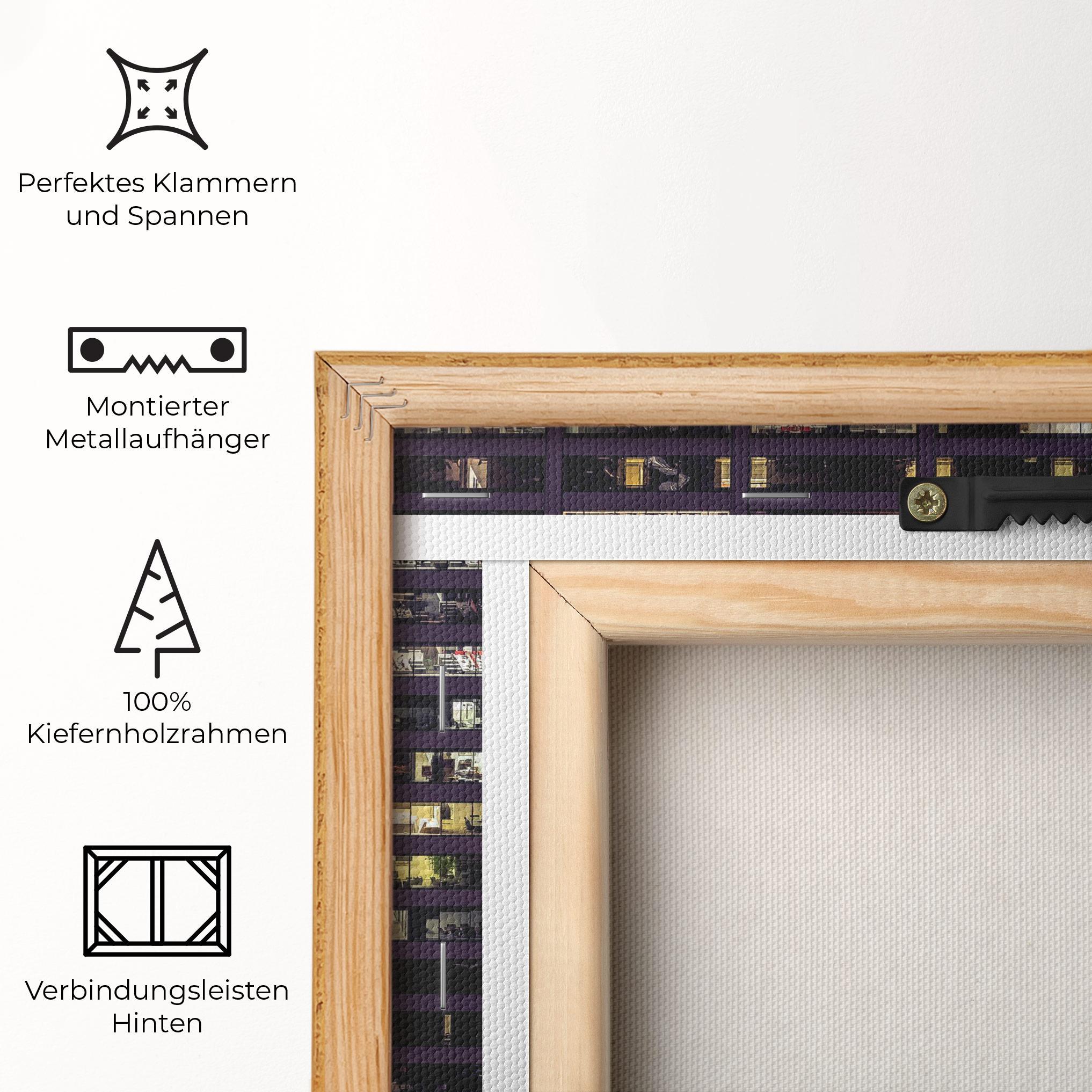 Leinwandbild Building Lights mockup 5