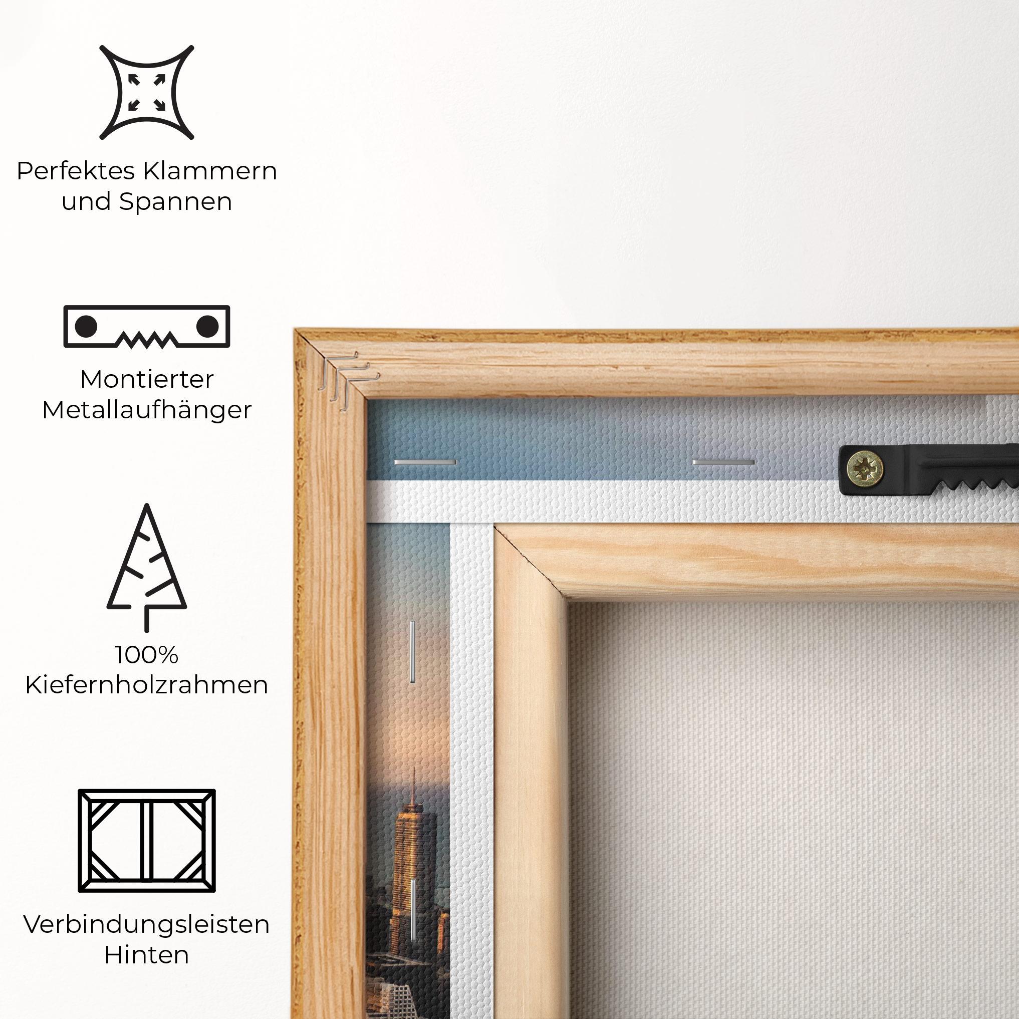 Leinwandbild City Buildings mockup 5