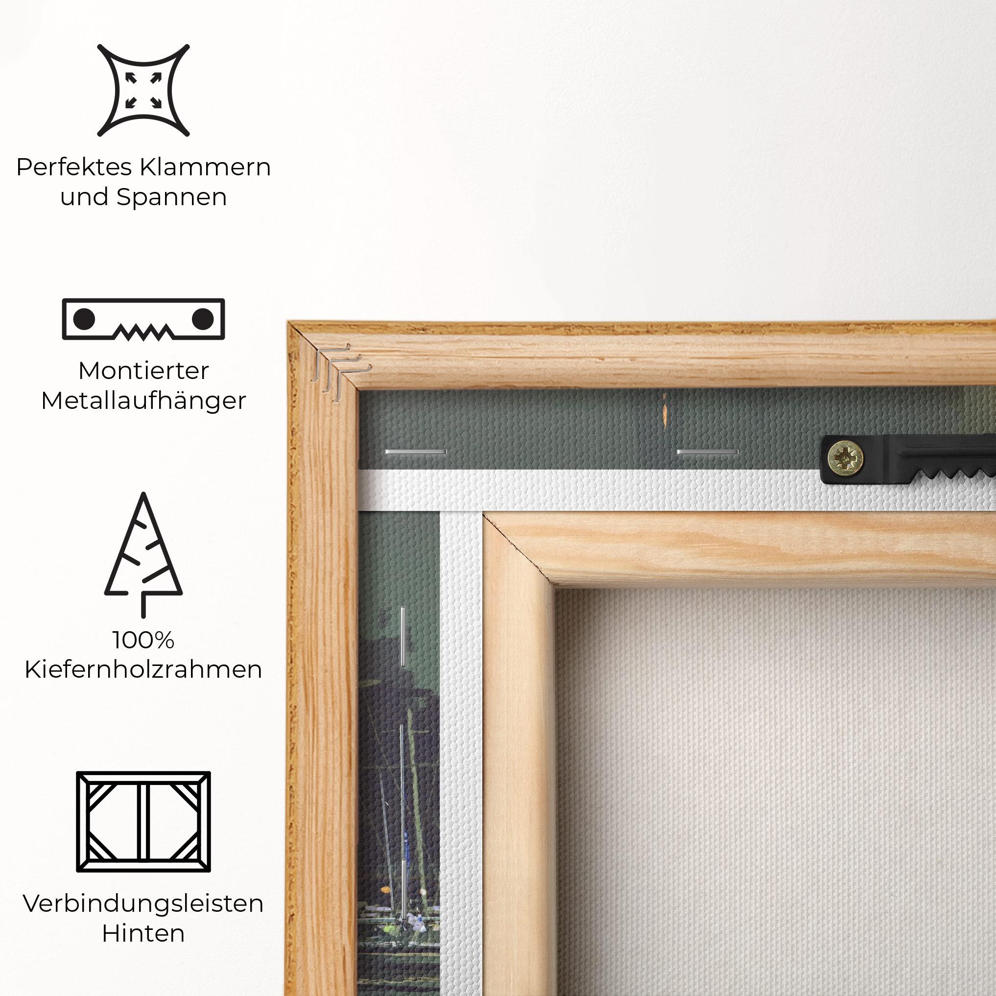 Leinwandbild City Port mockup 5