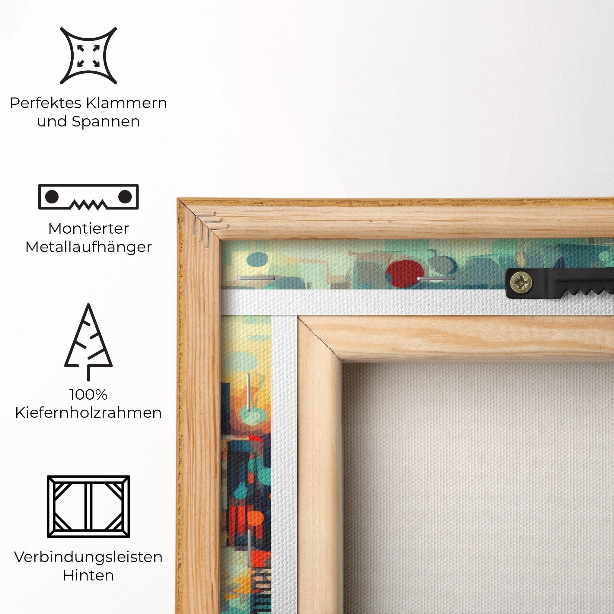 Colorful City Painting mockup 5