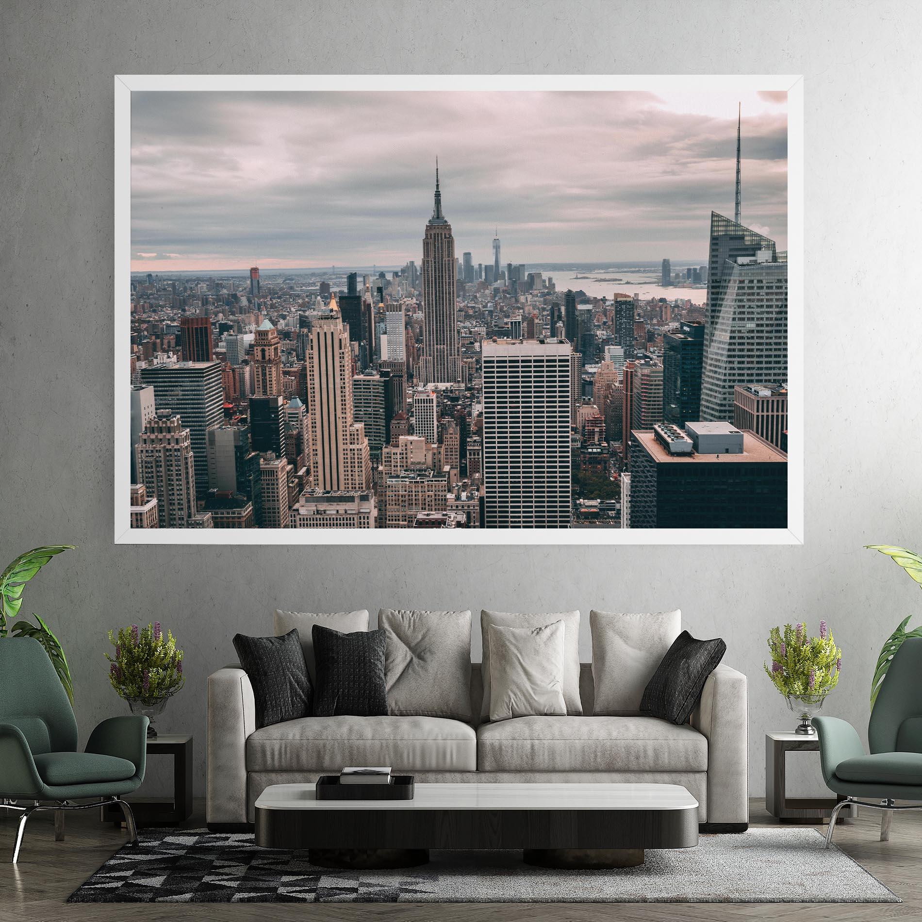 Leinwandbild High View Building mockup 7