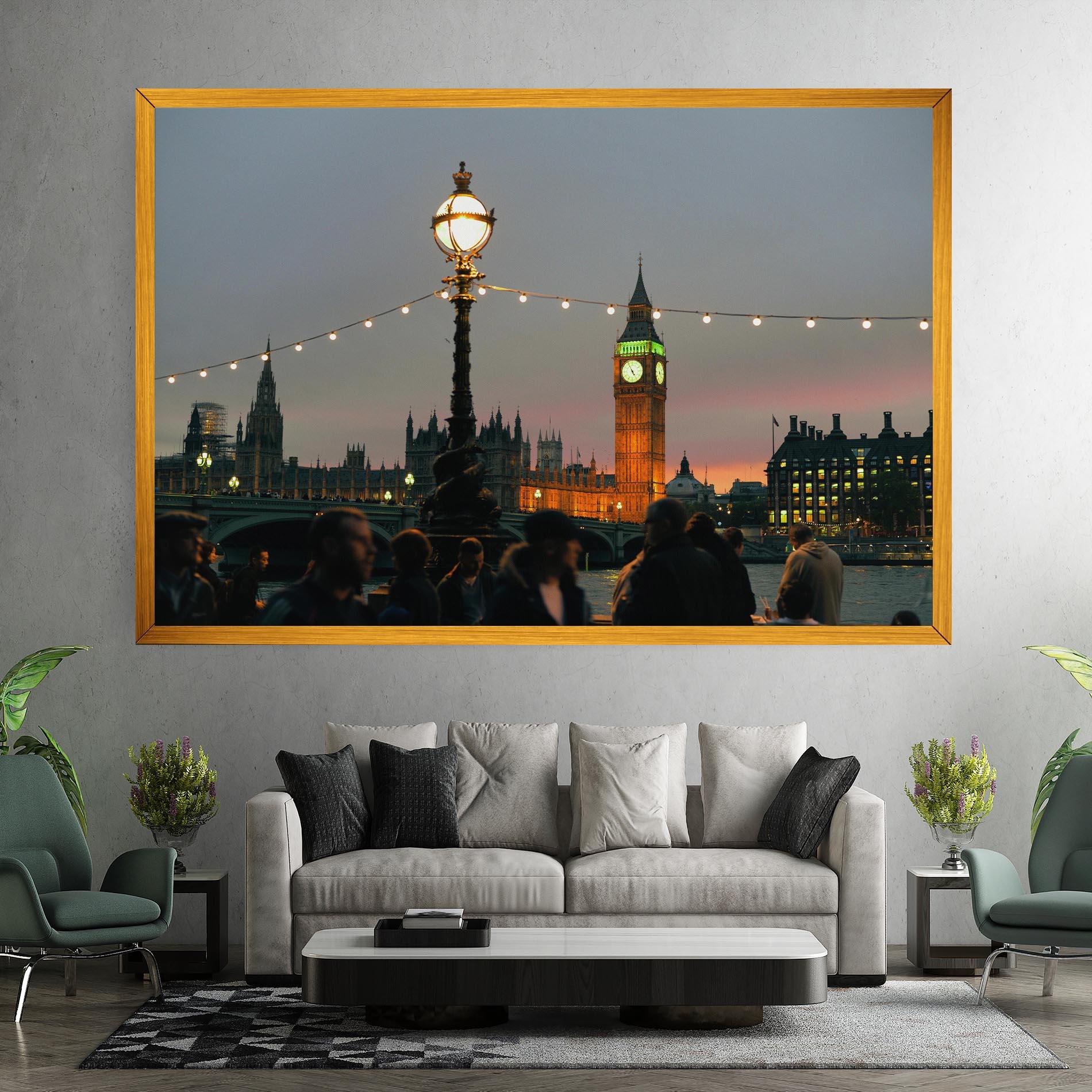 Leinwandbild Clock Lights mockup 7