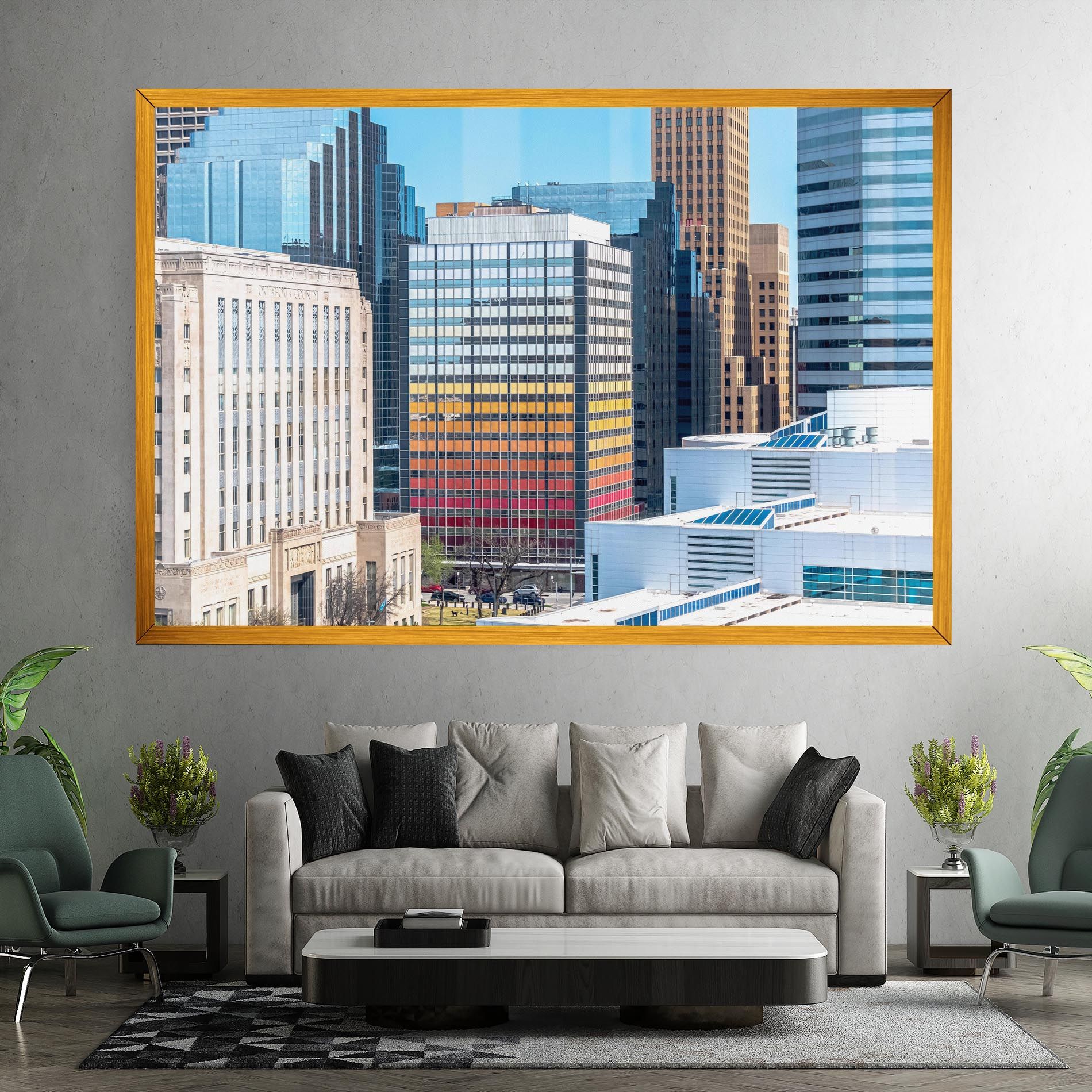 Colorful Urban Building mockup 7