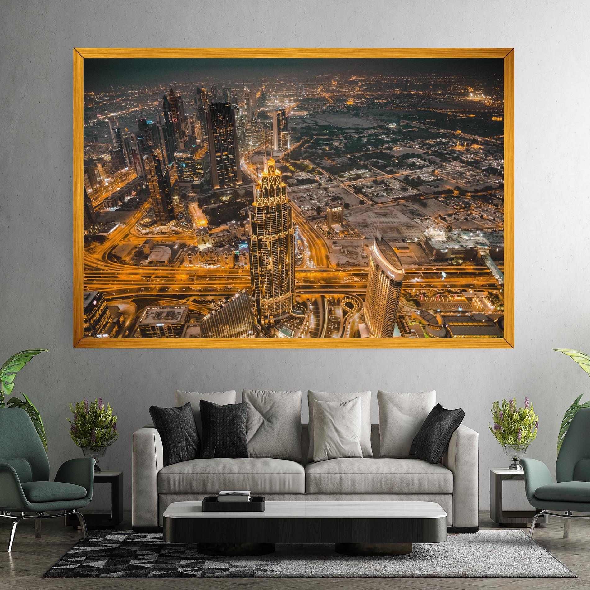 Leinwandbild Dubai Lights mockup 7