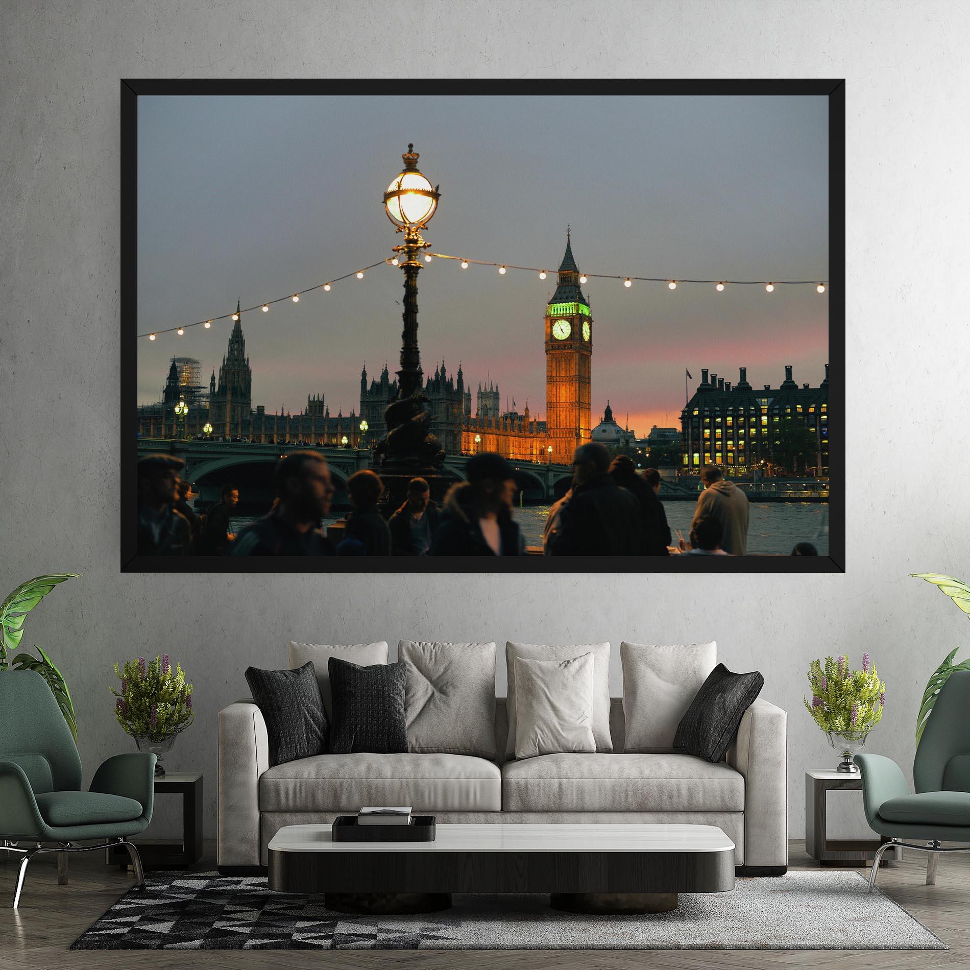 Leinwandbild Clock Lights mockup 7