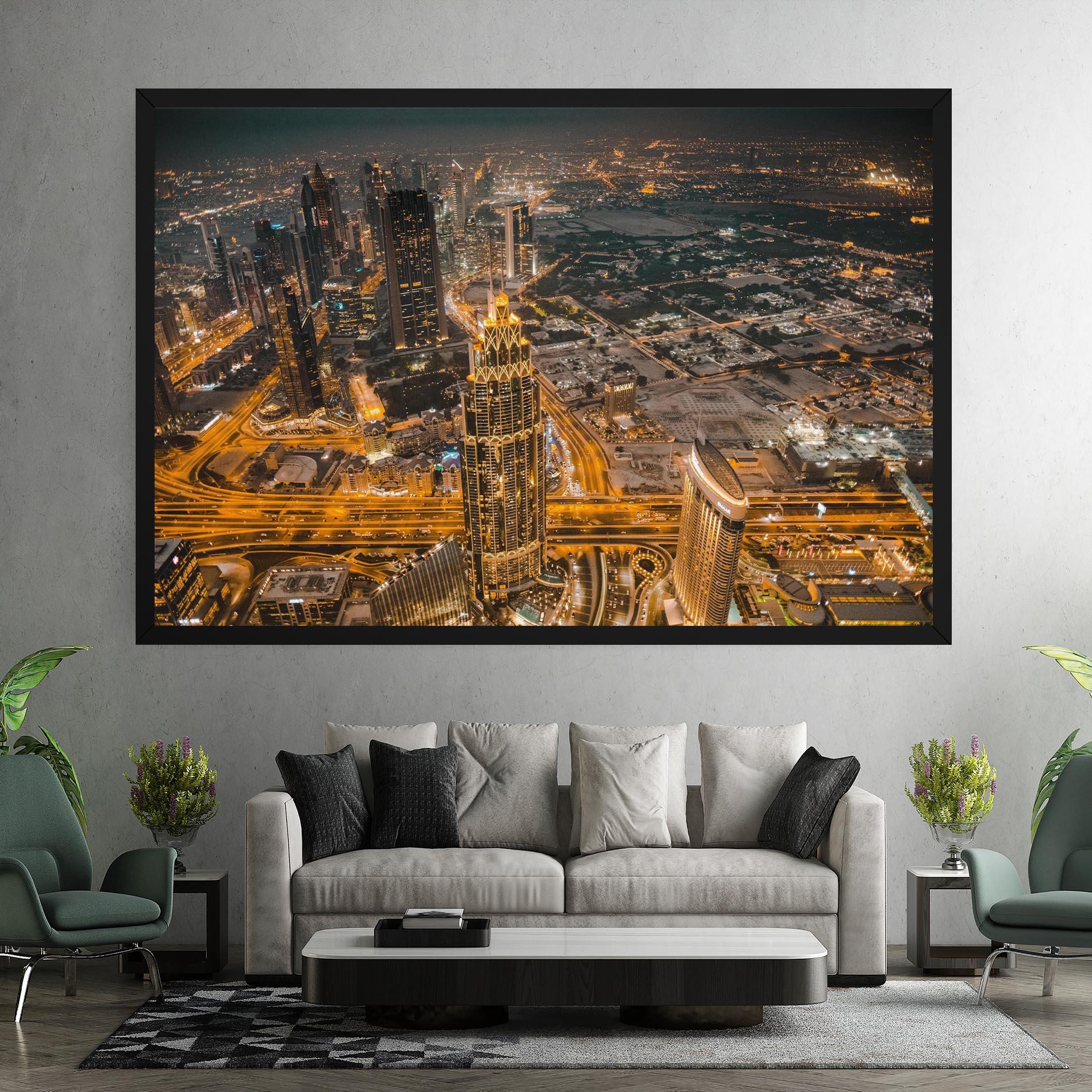 Leinwandbild Dubai Lights mockup 7