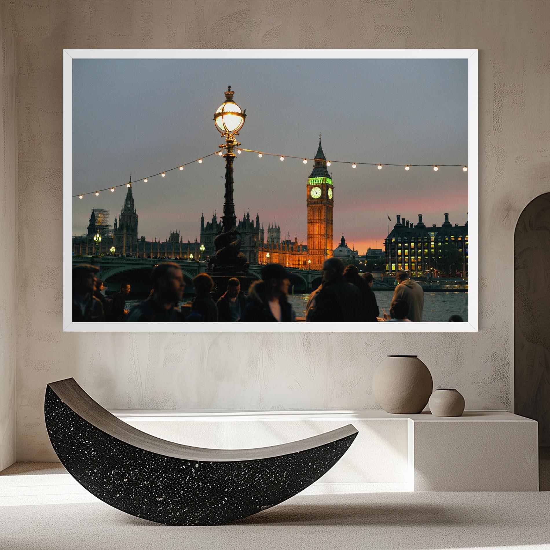 Leinwandbild Clock Lights mockup 8