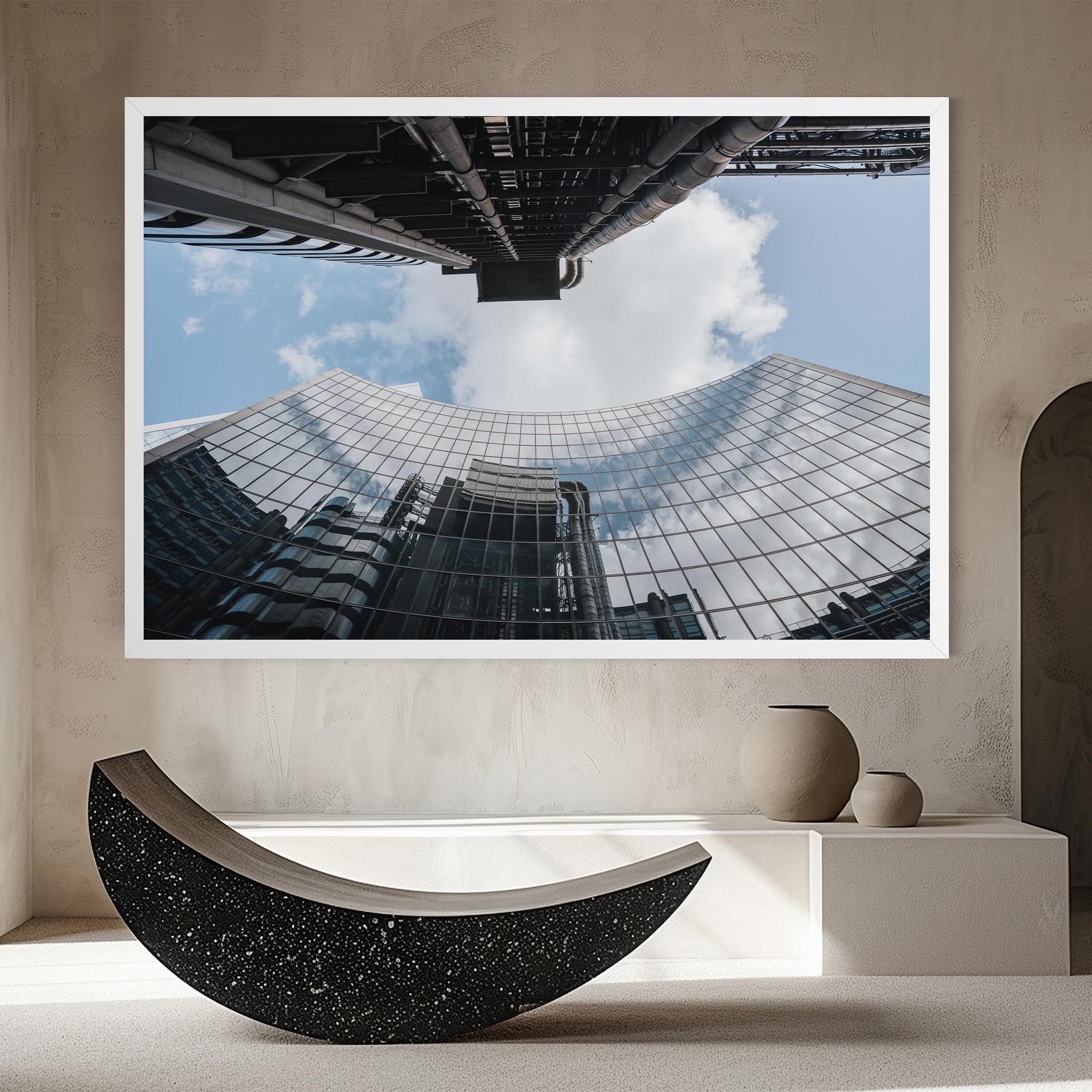 Cloud Big Building mockup 8