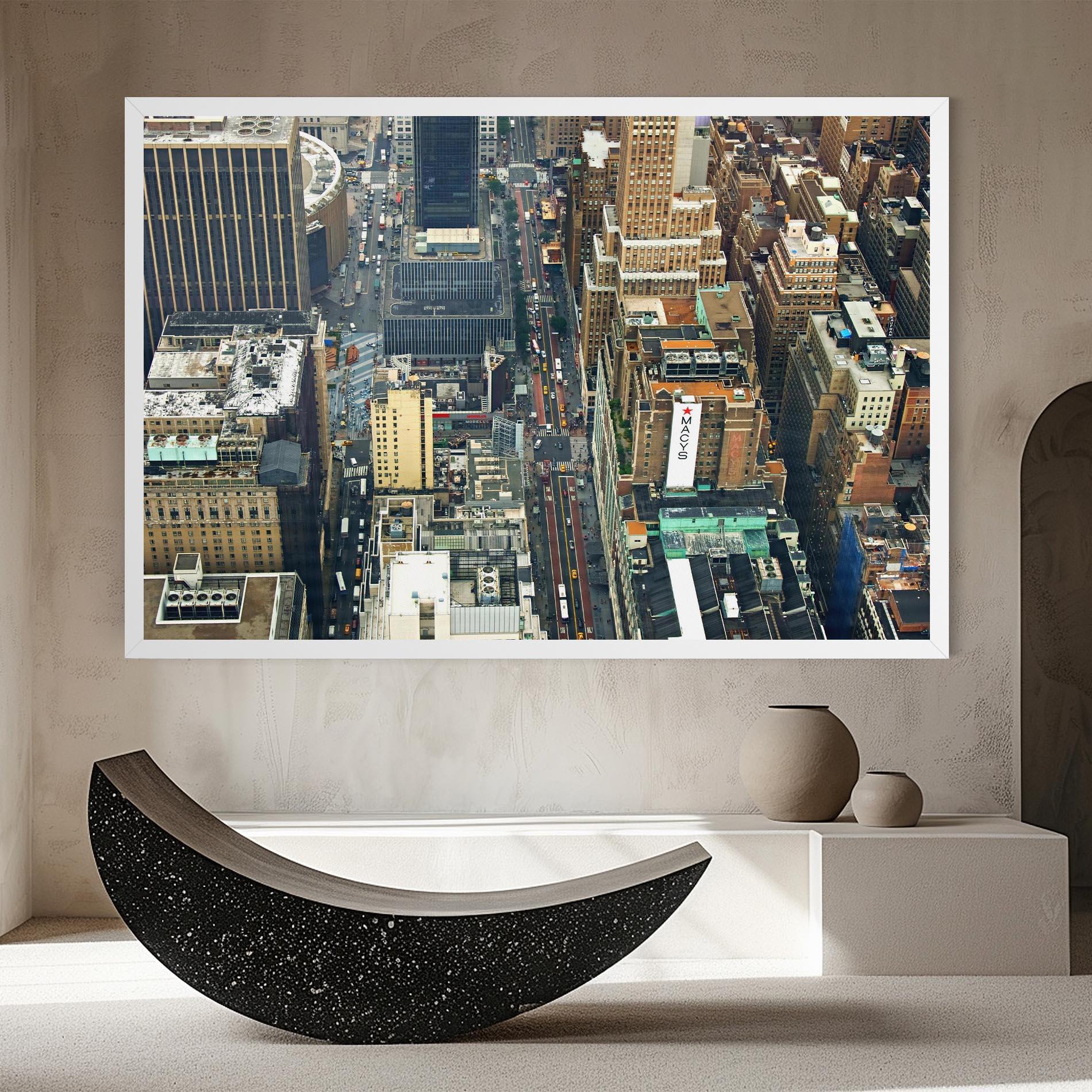 Leinwandbild Cream Tall Building mockup 8