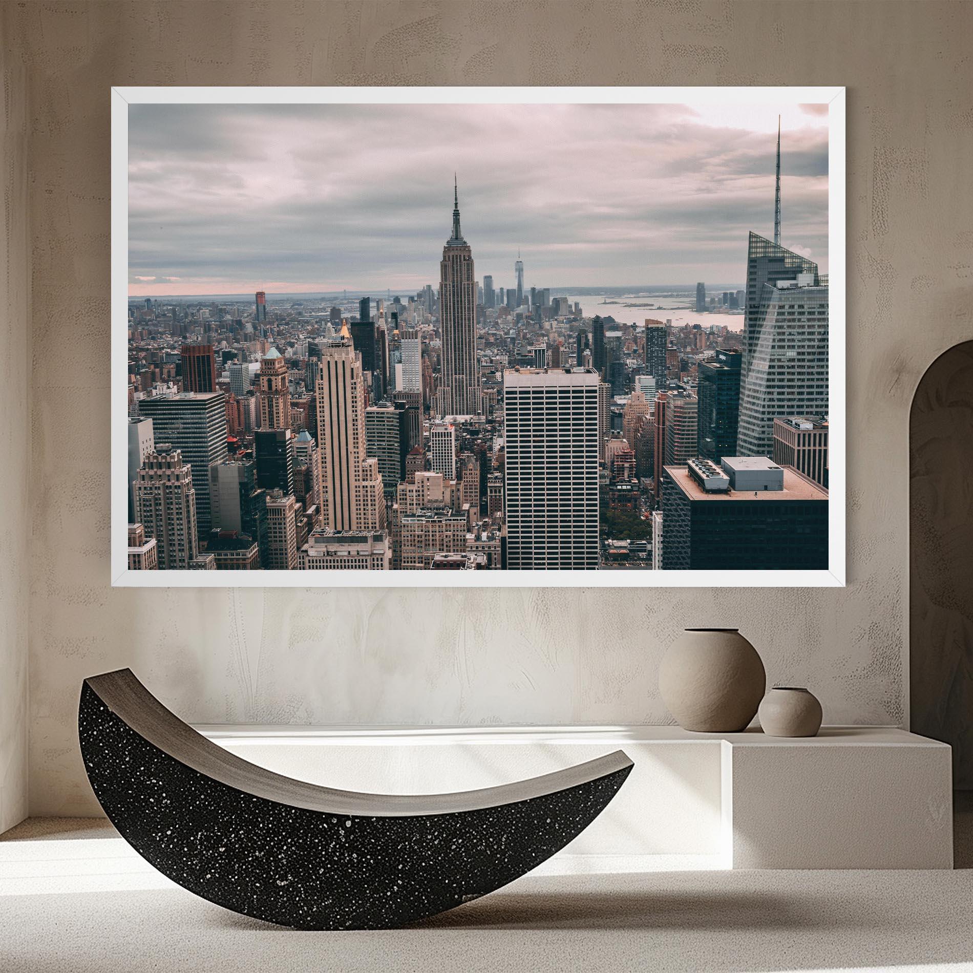 Leinwandbild High View Building mockup 8