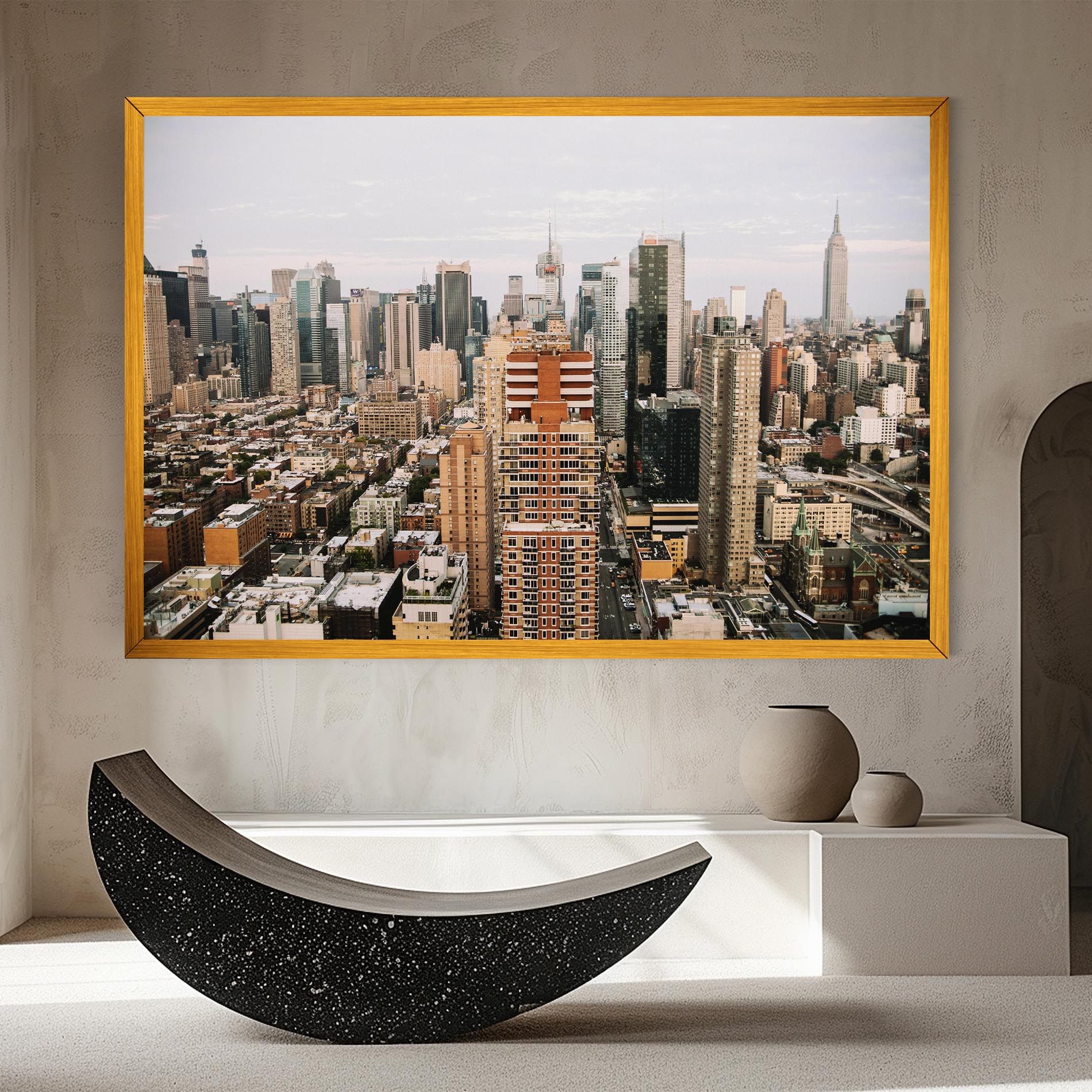 Cream Orange Building mockup 8