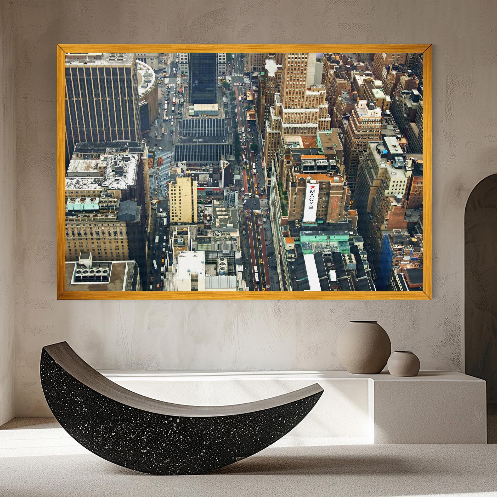 Leinwandbild Cream Tall Building mockup 8