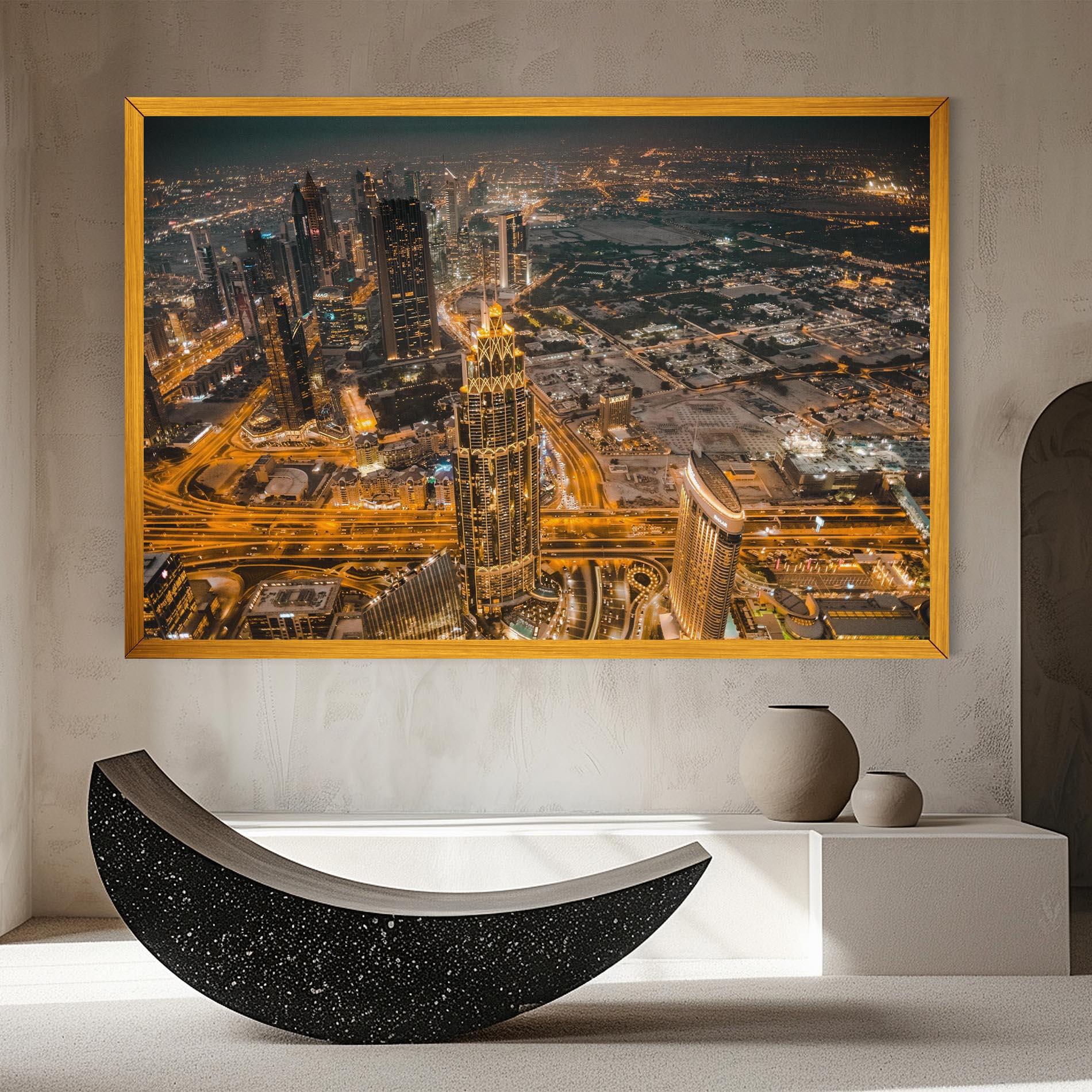 Leinwandbild Dubai Lights mockup 8