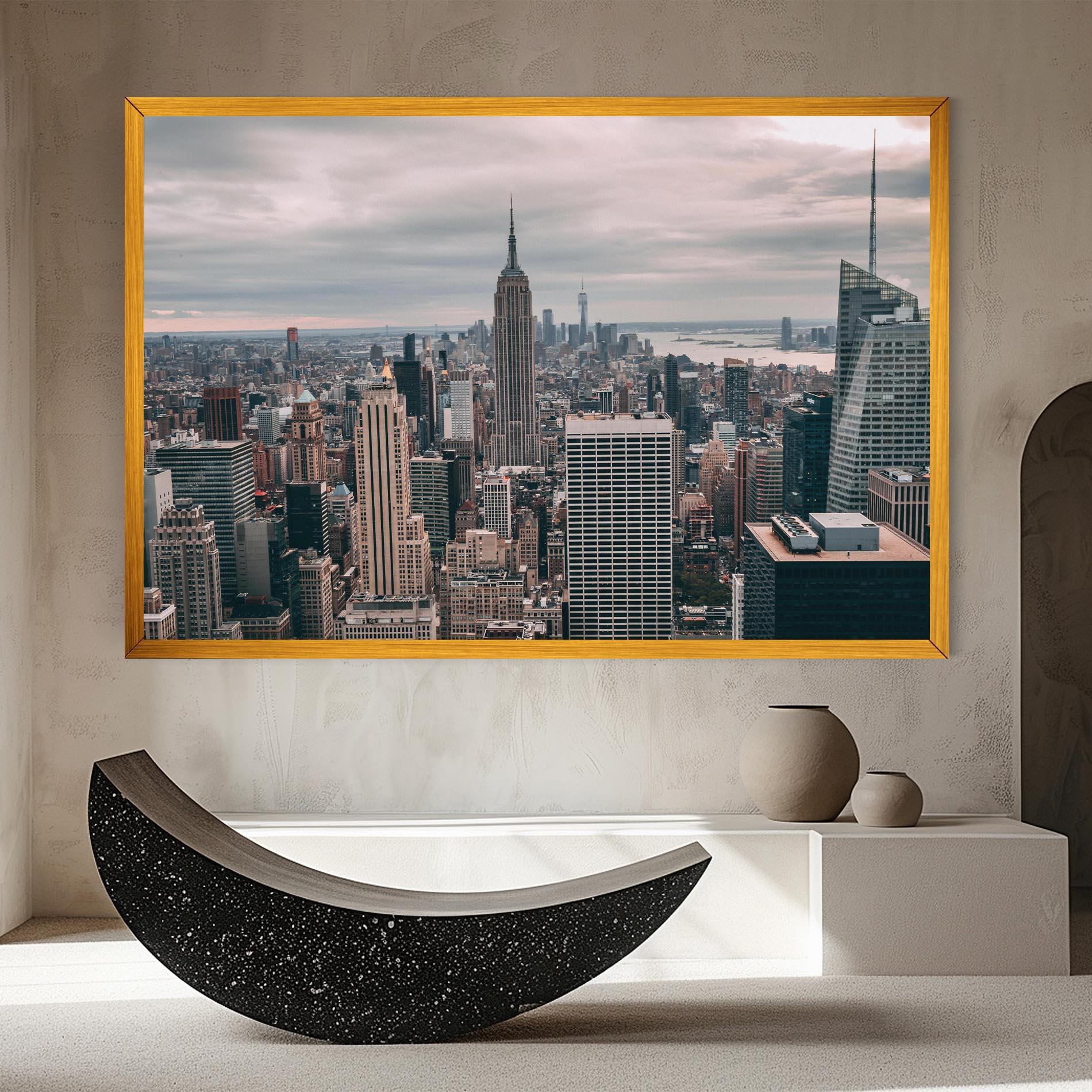 Leinwandbild High View Building mockup 8