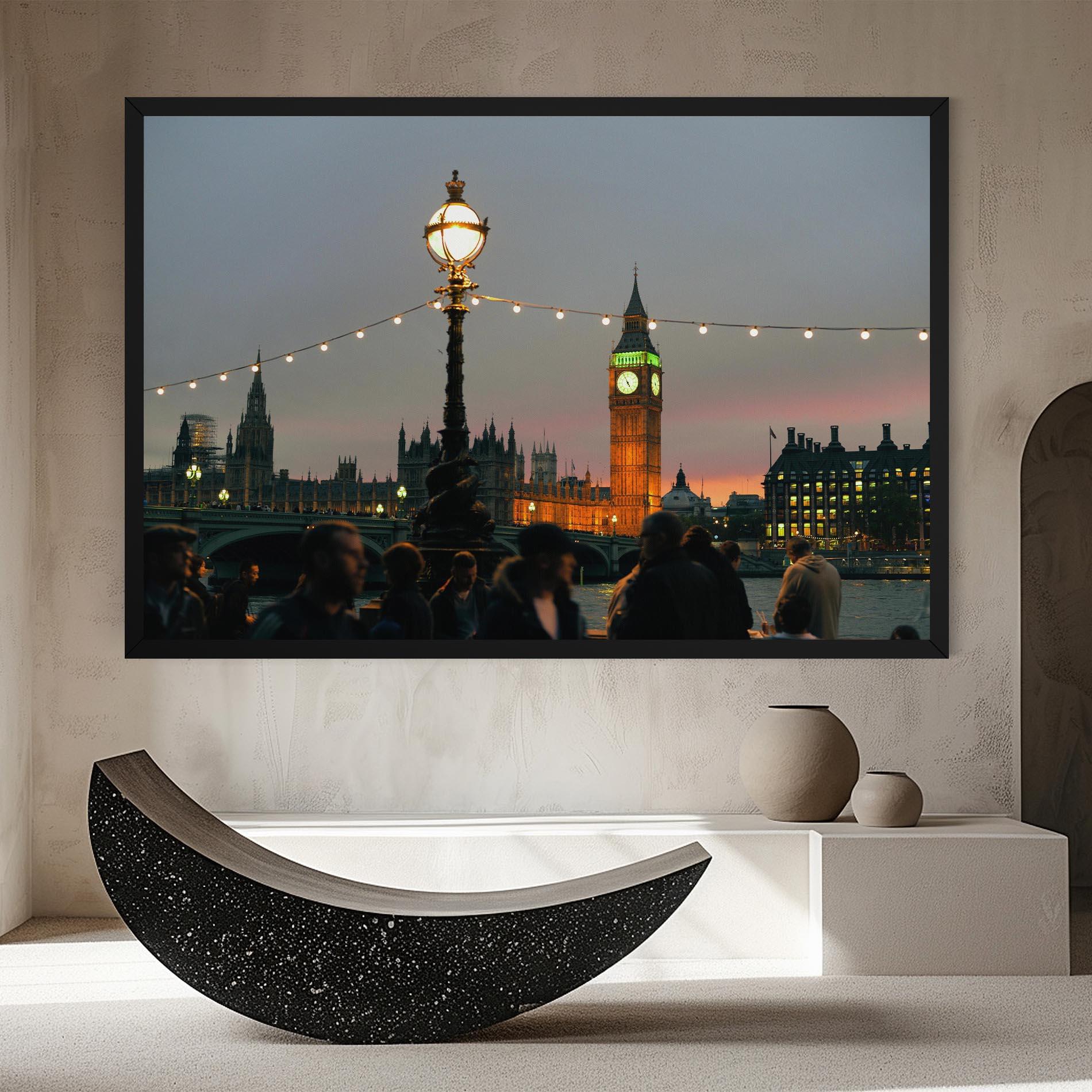 Leinwandbild Clock Lights mockup 8