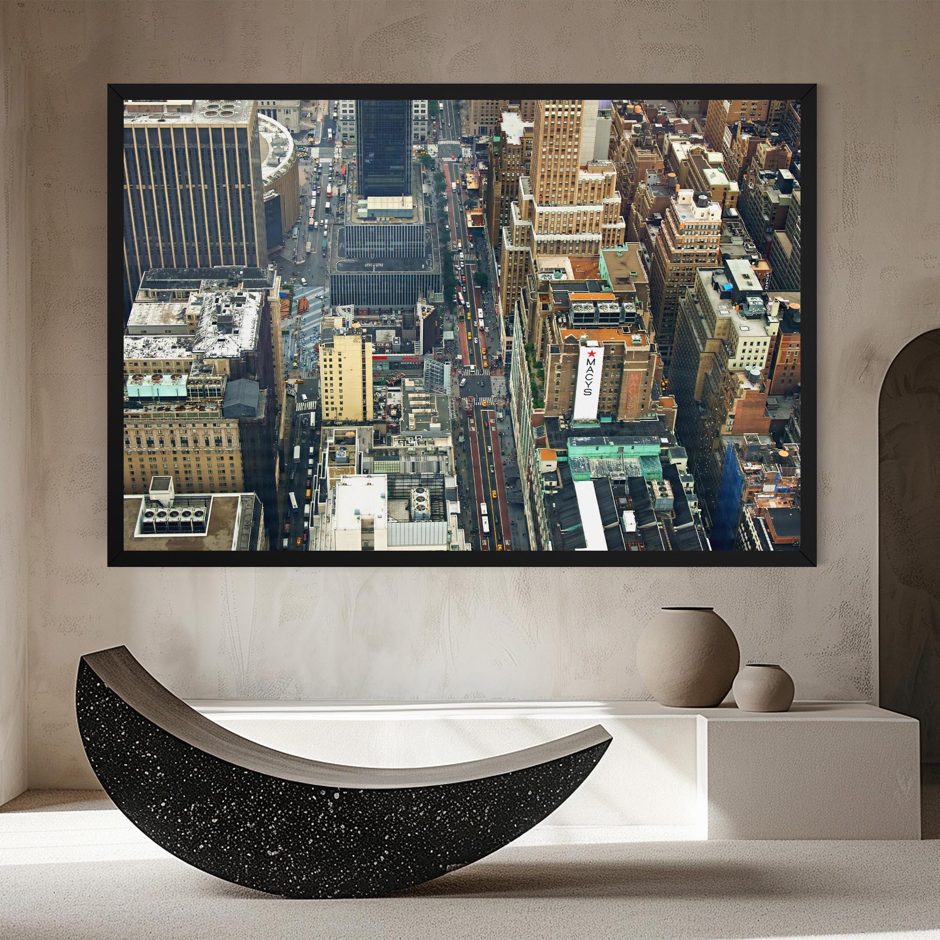 Leinwandbild Cream Tall Building mockup 8