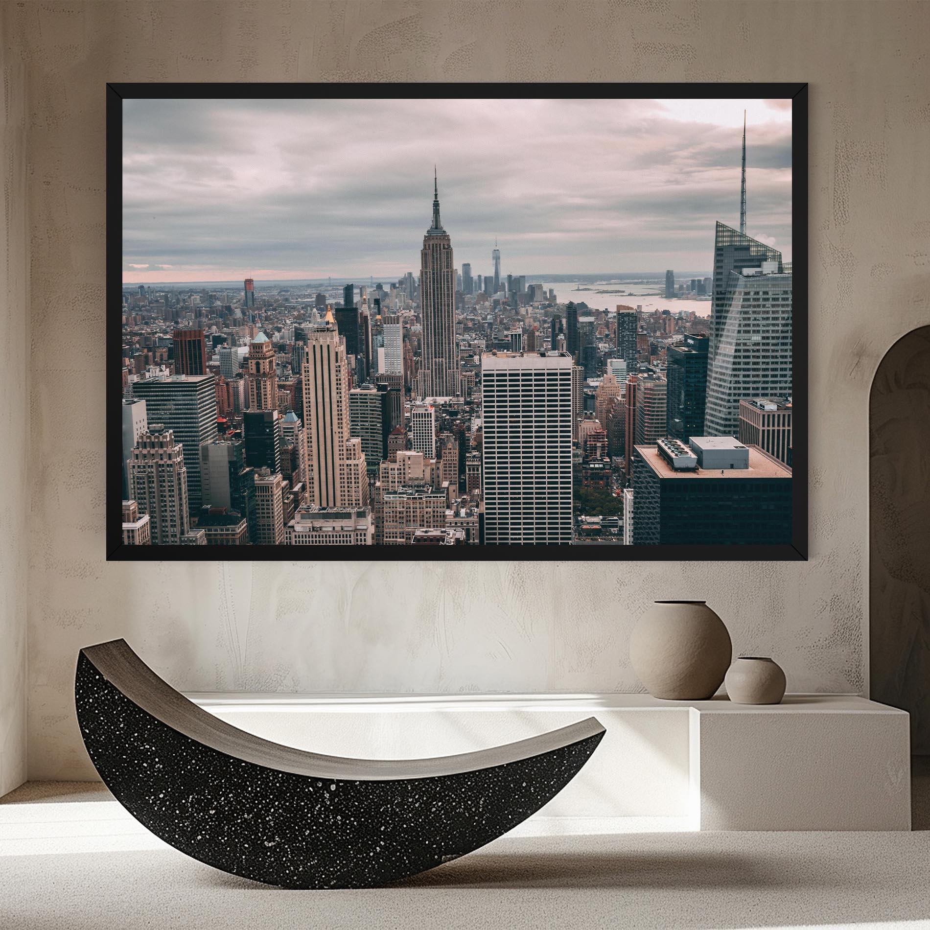 Leinwandbild High View Building mockup 8