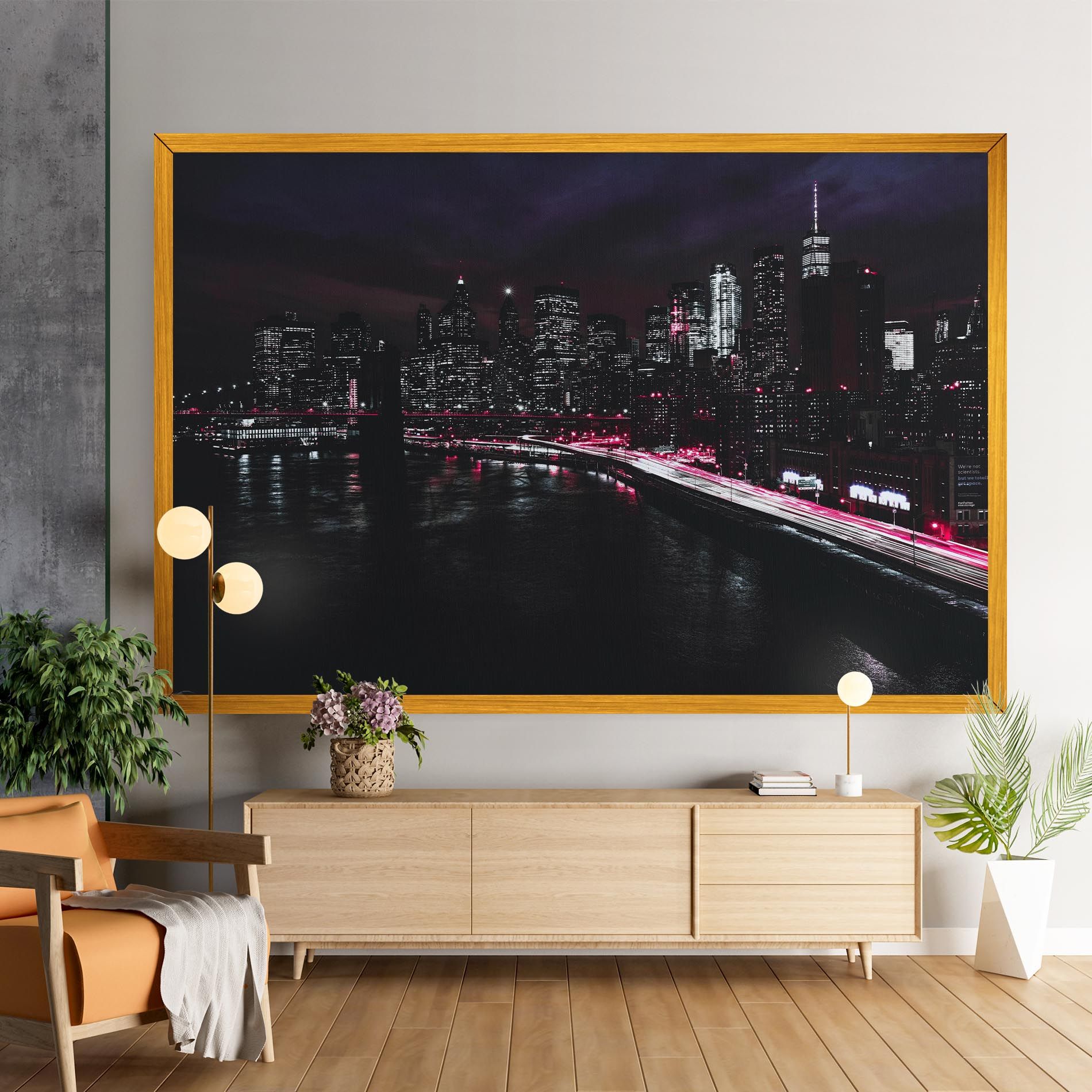 Pink Light City mockup 9