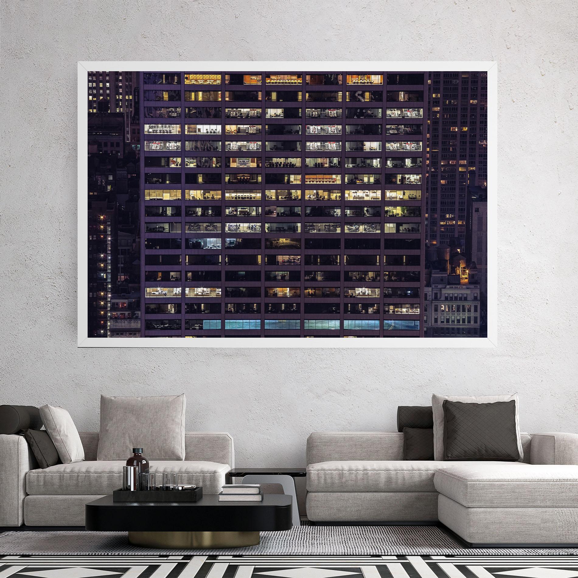 Leinwandbild Building Lights mockup 2