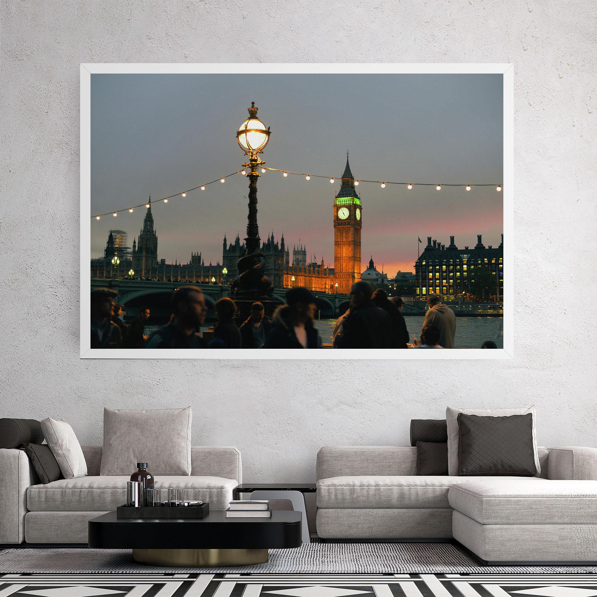 Leinwandbild Clock Lights mockup 2