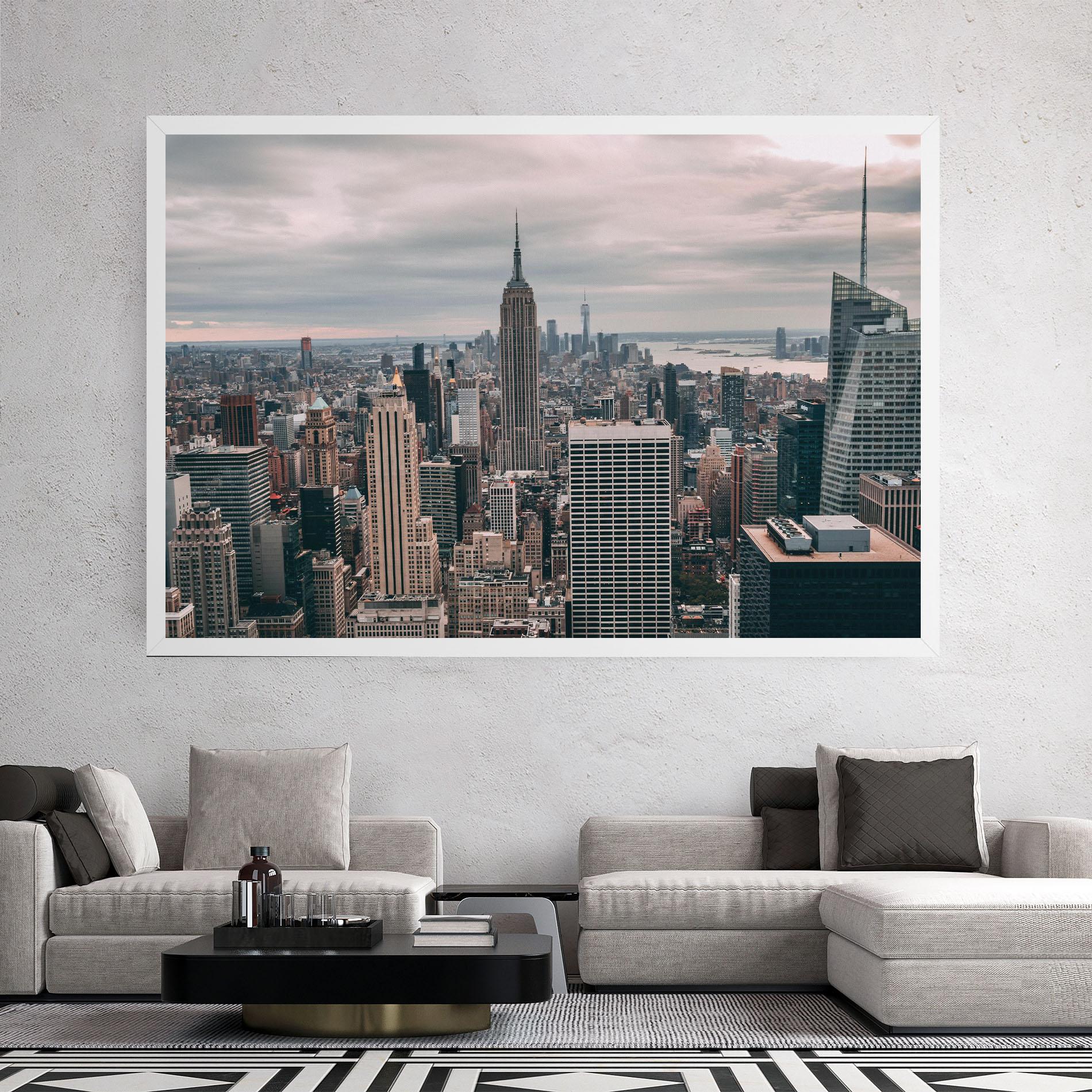 Leinwandbild High View Building mockup 2