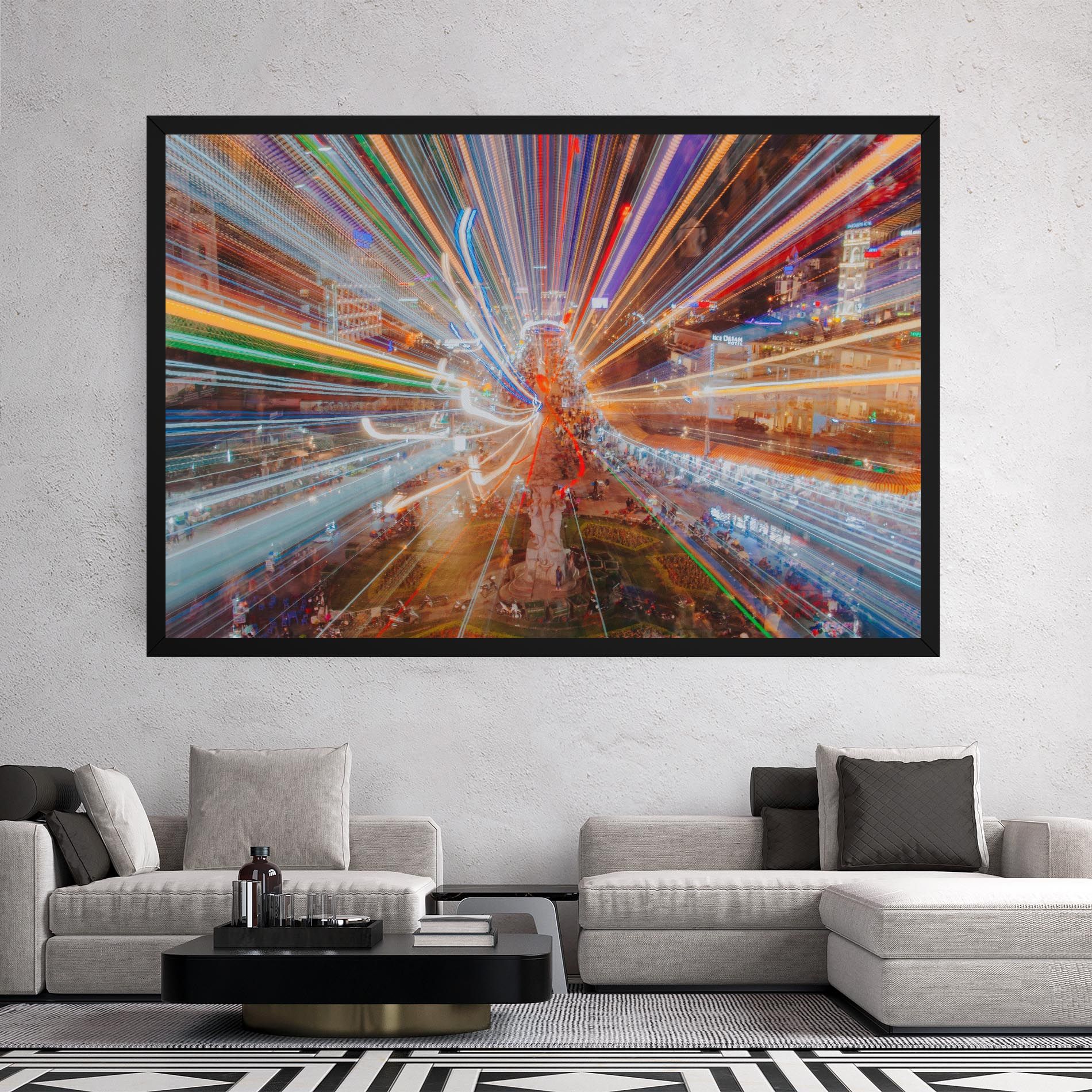 Colorful Light City mockup 2