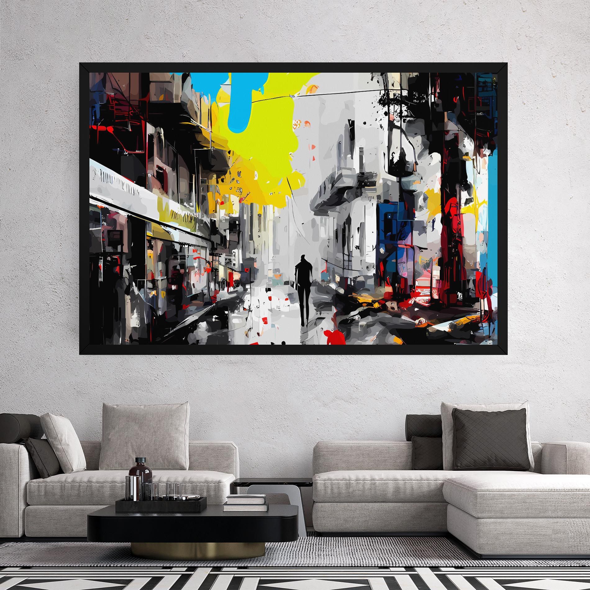 Grunge City Art mockup 2