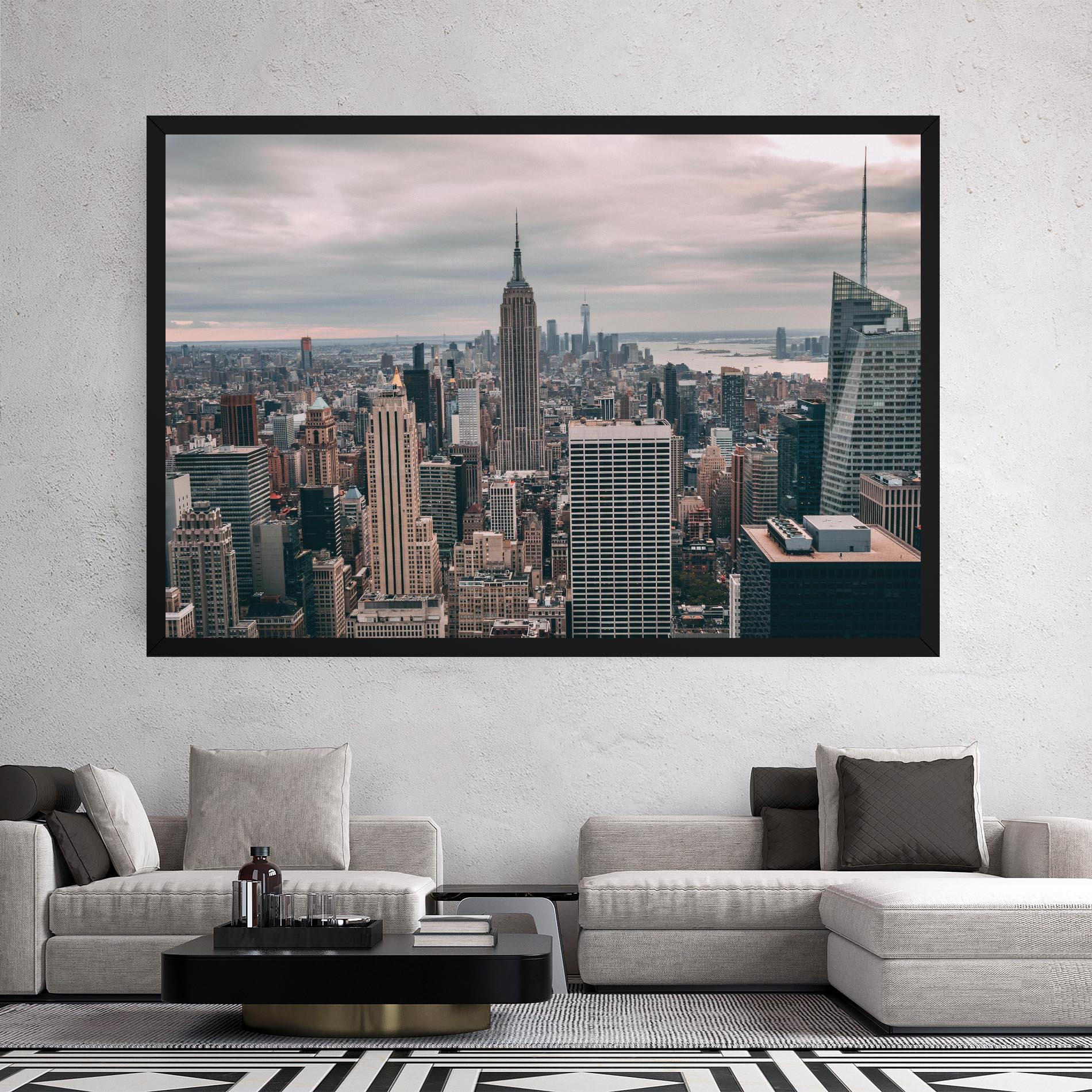 Leinwandbild High View Building mockup 2