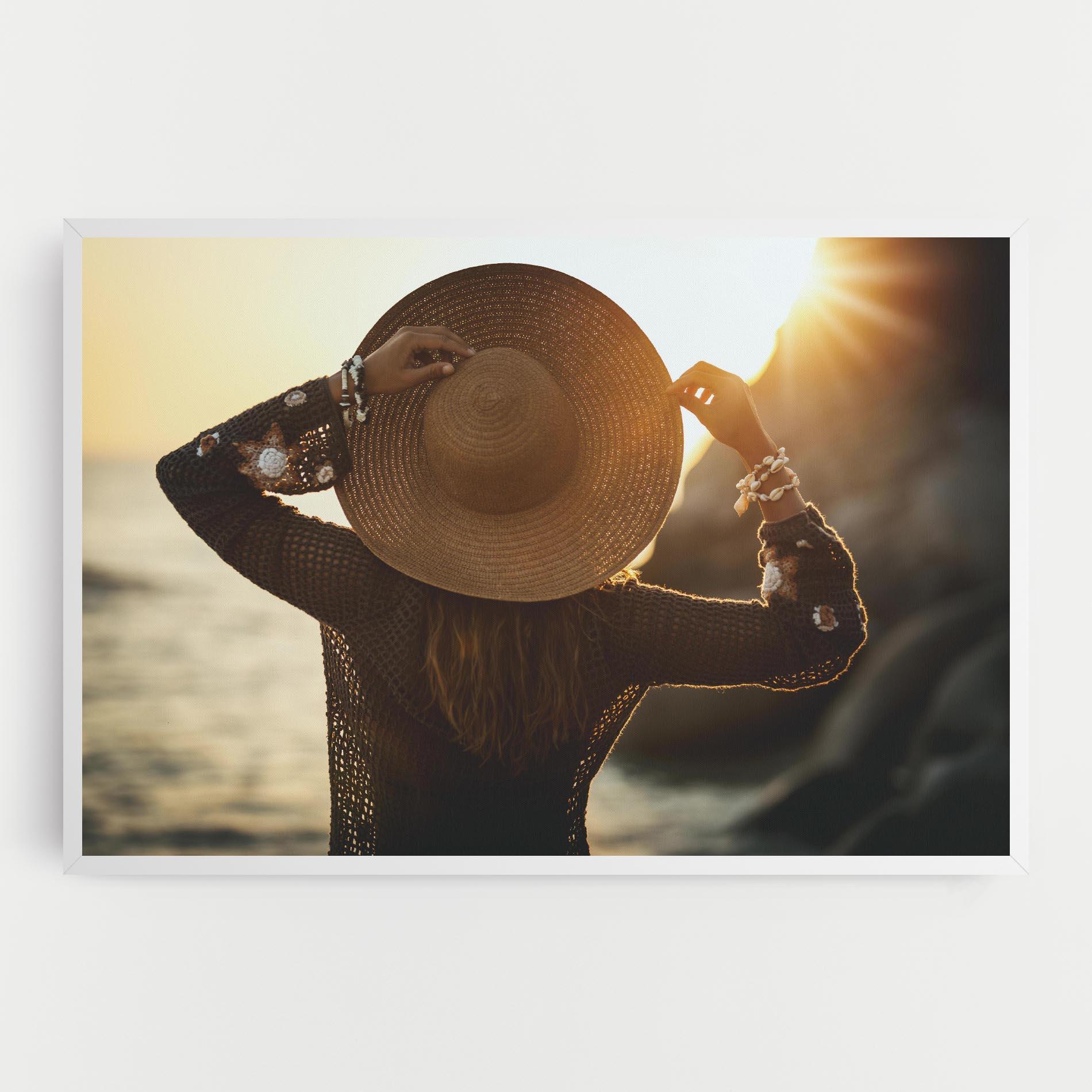 Leinwandbild Enjoying Sunset mockup 0