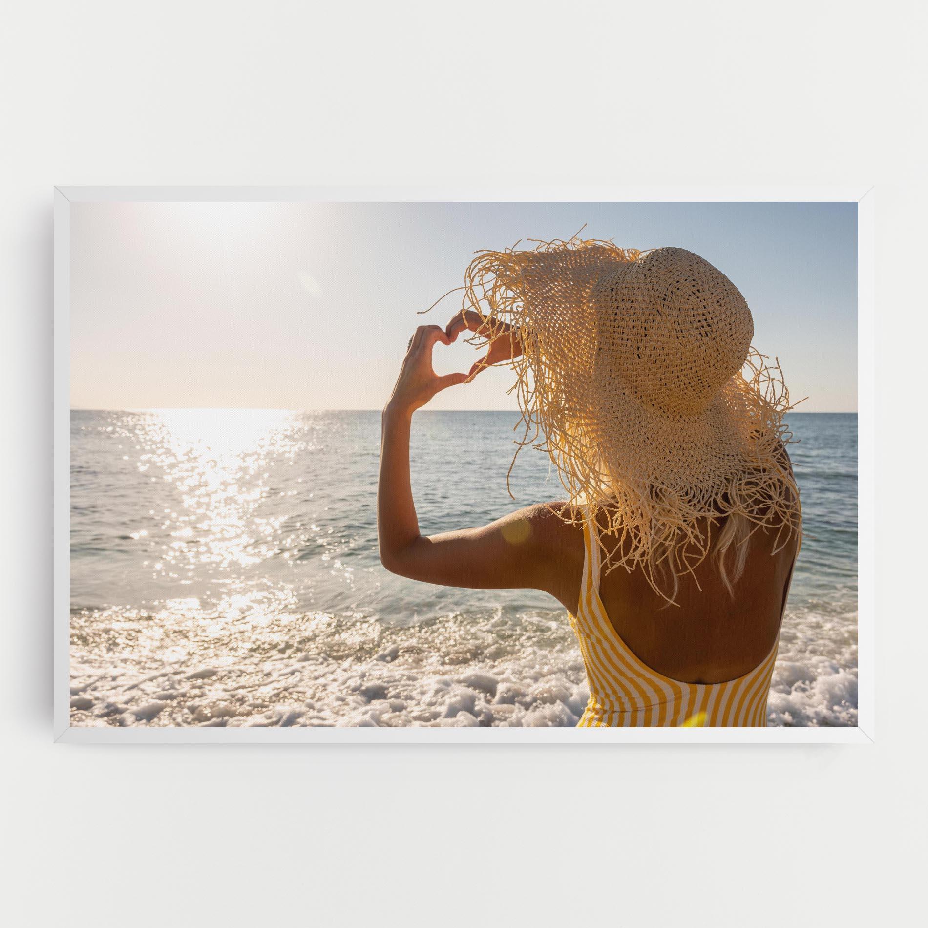 Leinwandbild Heart Symbol mockup 0