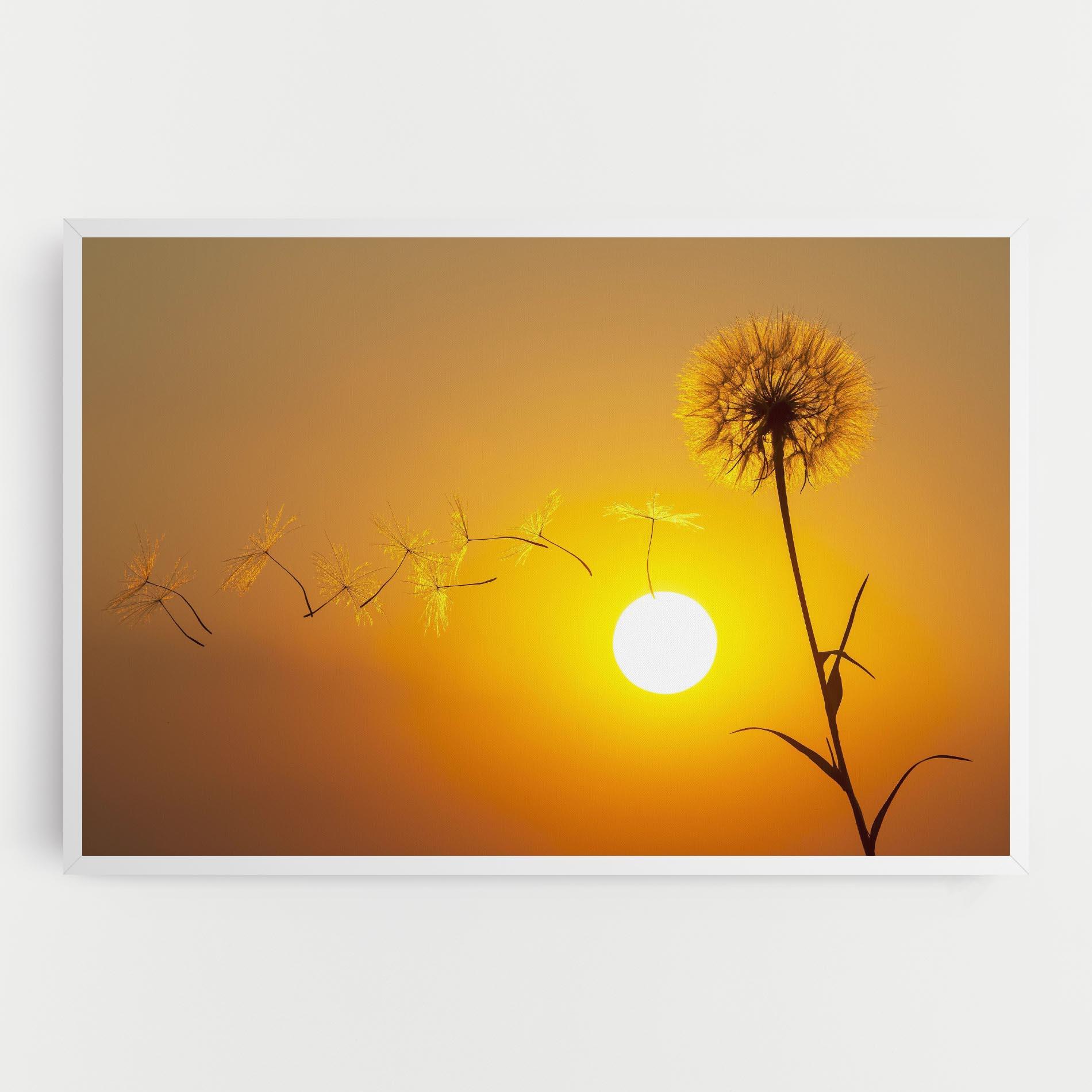 Leinwandbild Summer Dandelion mockup 0