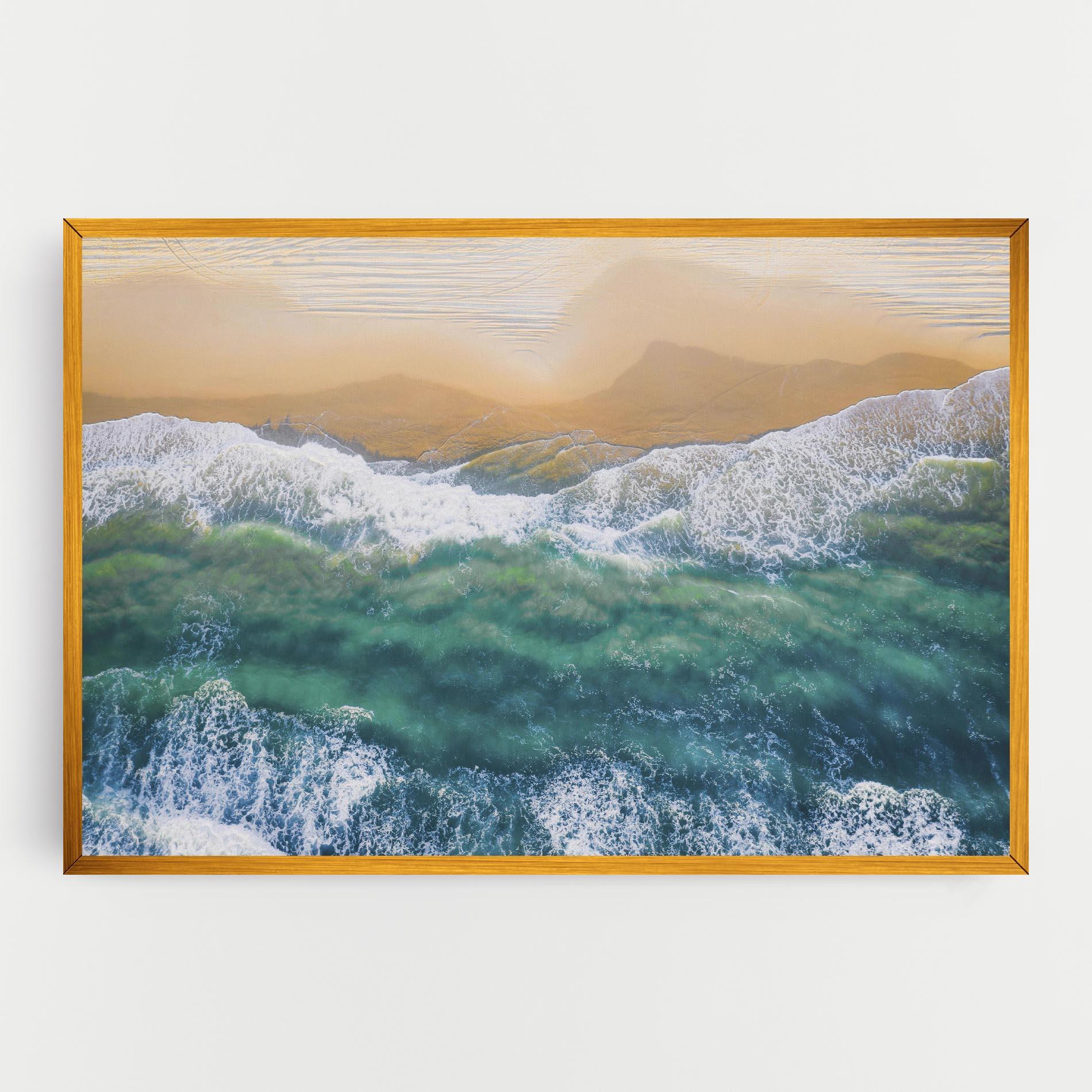 Leinwandbild Summer Wave mockup 0