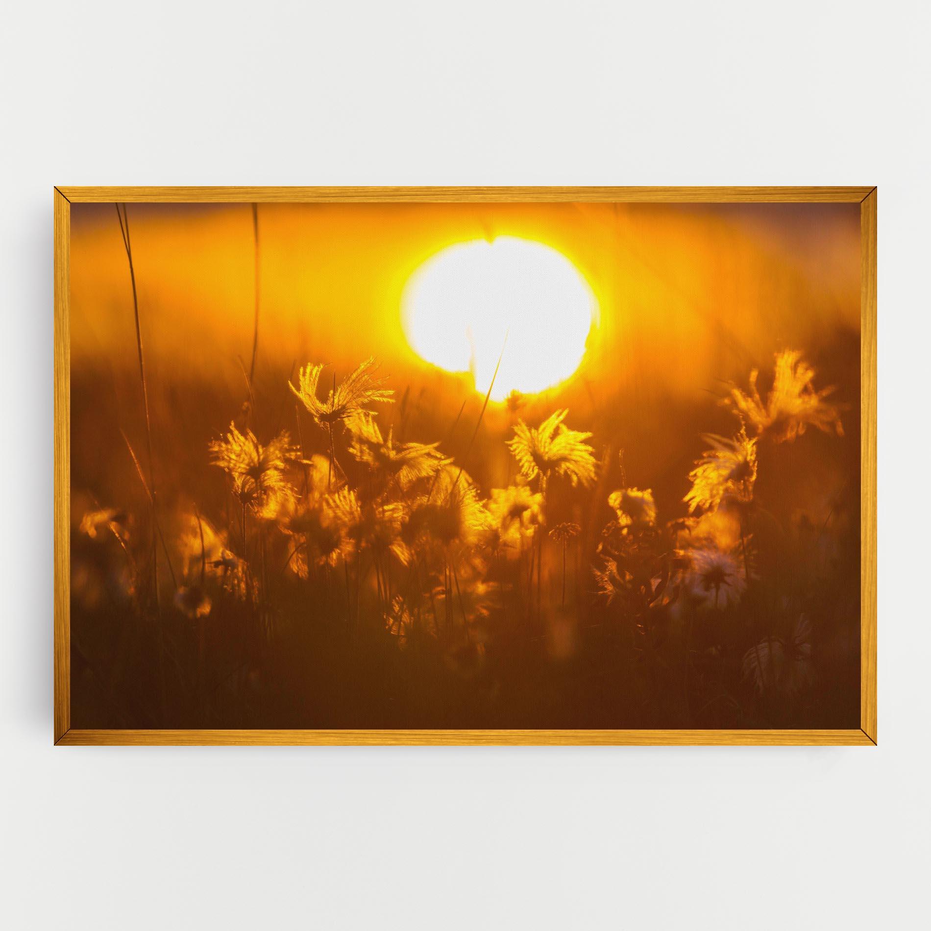 Leinwandbild Wildflowers mockup 0