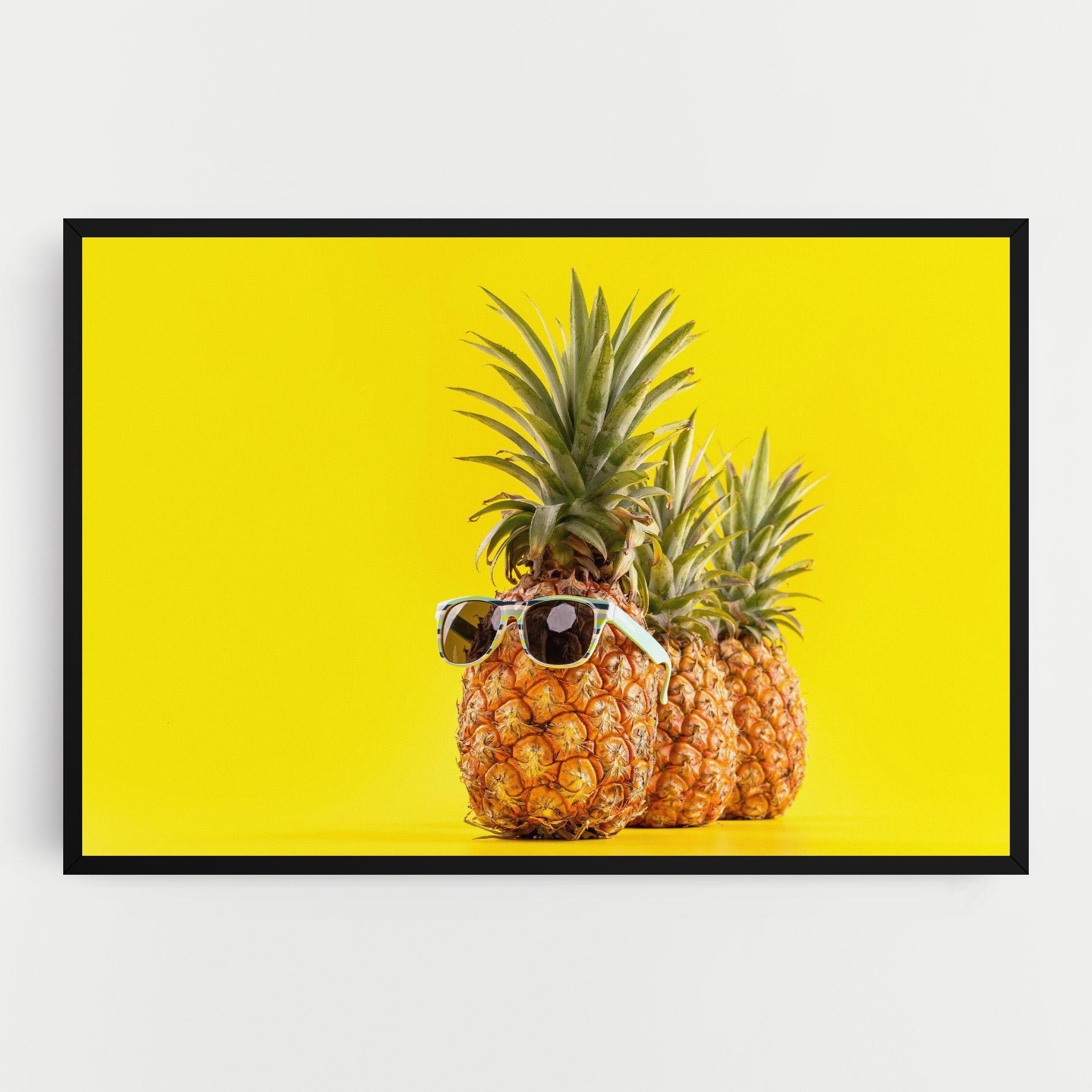 Leinwandbild Pineapple Looking Up mockup 0