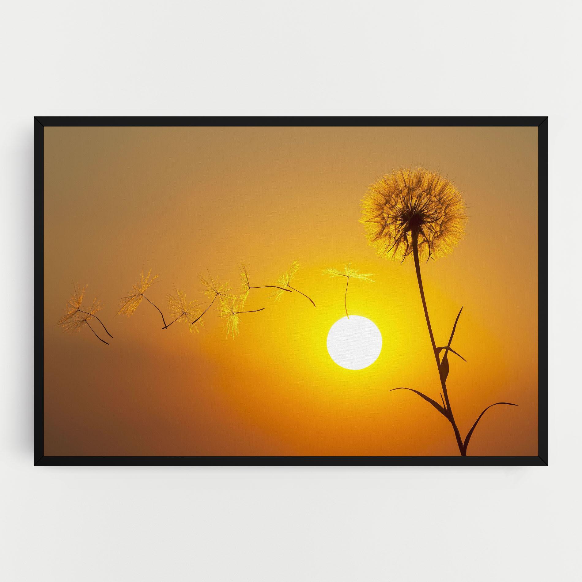 Leinwandbild Summer Dandelion mockup 0