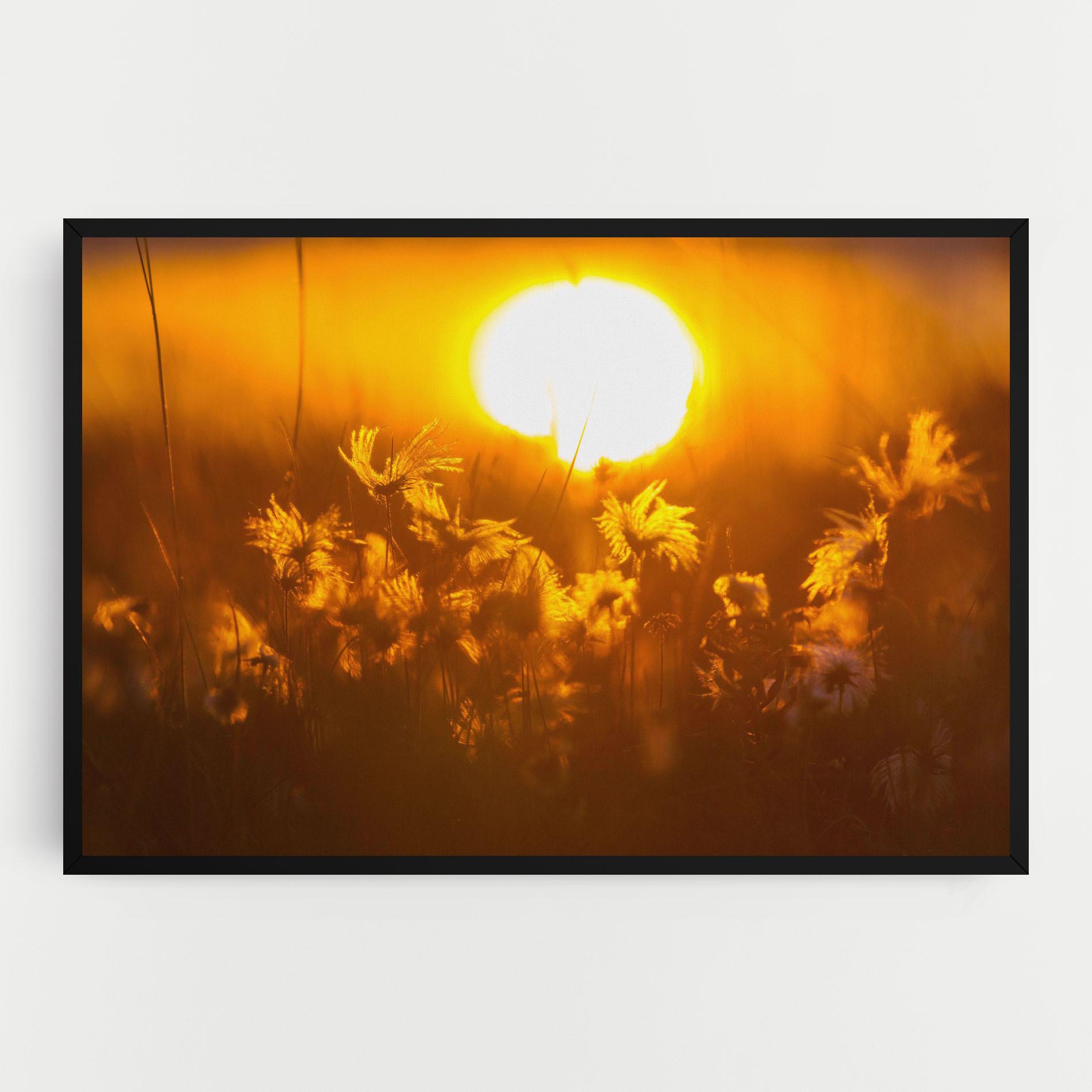 Leinwandbild Wildflowers mockup 0