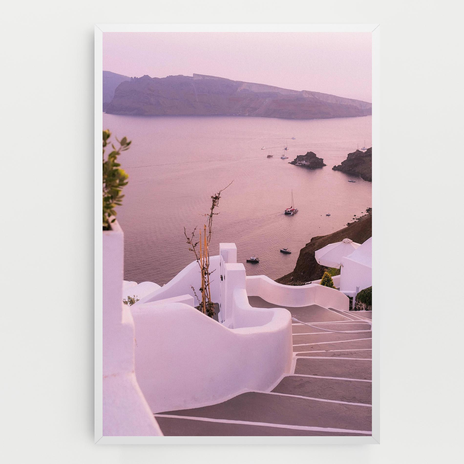 Leinwandbild Grece Strairs mockup 0