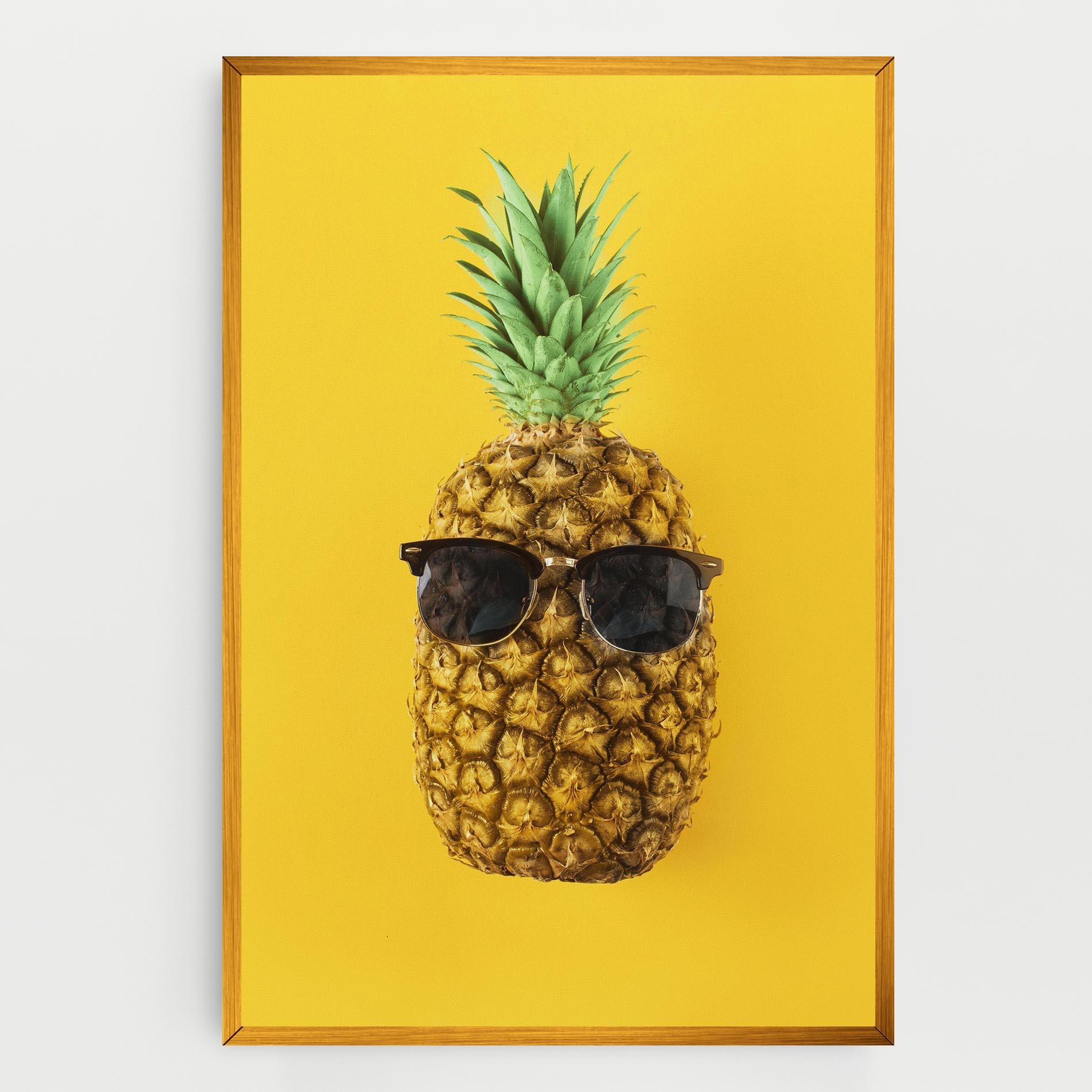 Leinwandbild Fresh Pineapple mockup 0
