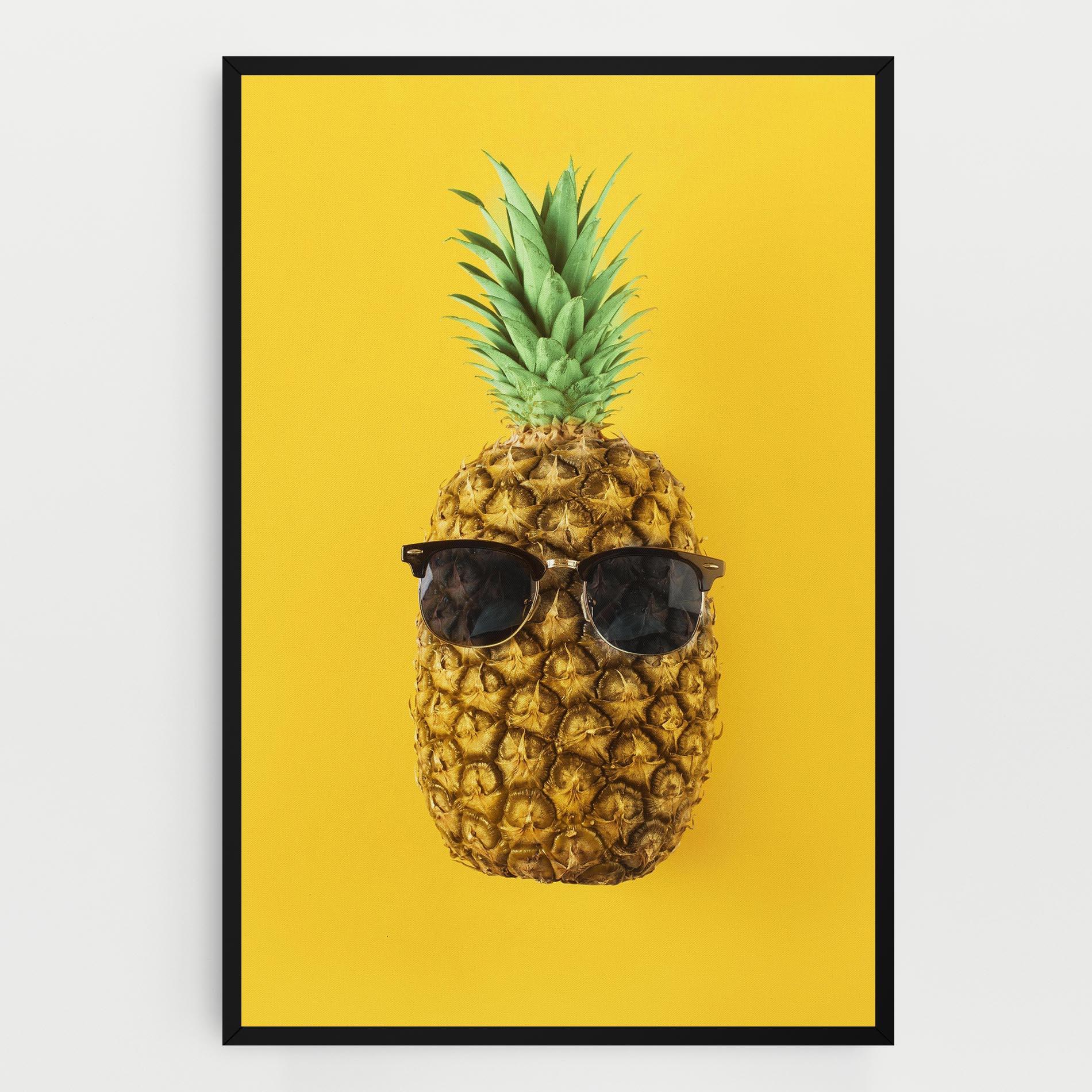 Leinwandbild Fresh Pineapple mockup 0
