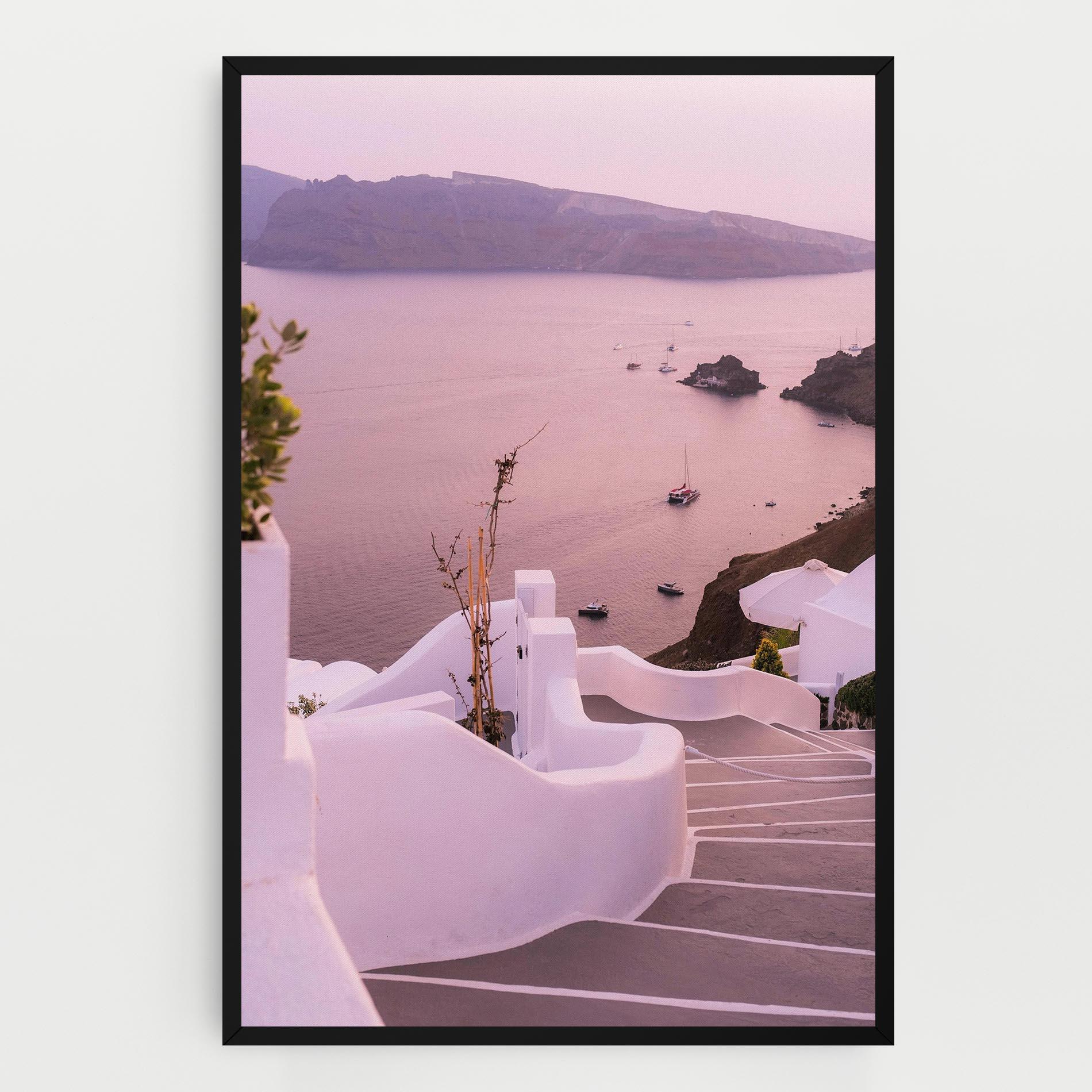 Leinwandbild Grece Strairs mockup 0