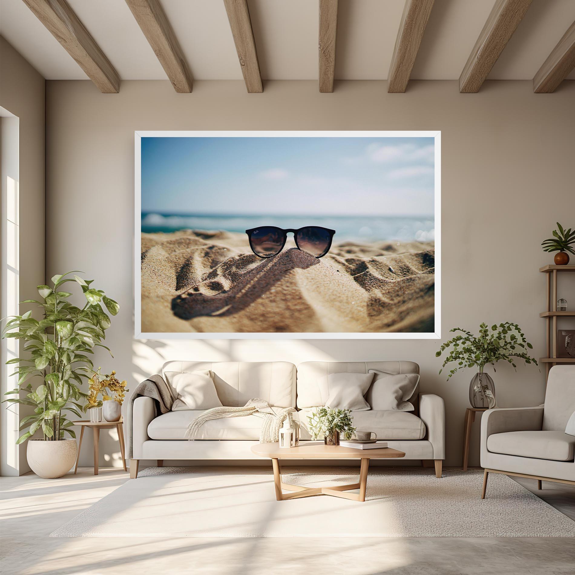 Leinwandbild Sand Glasses mockup 6