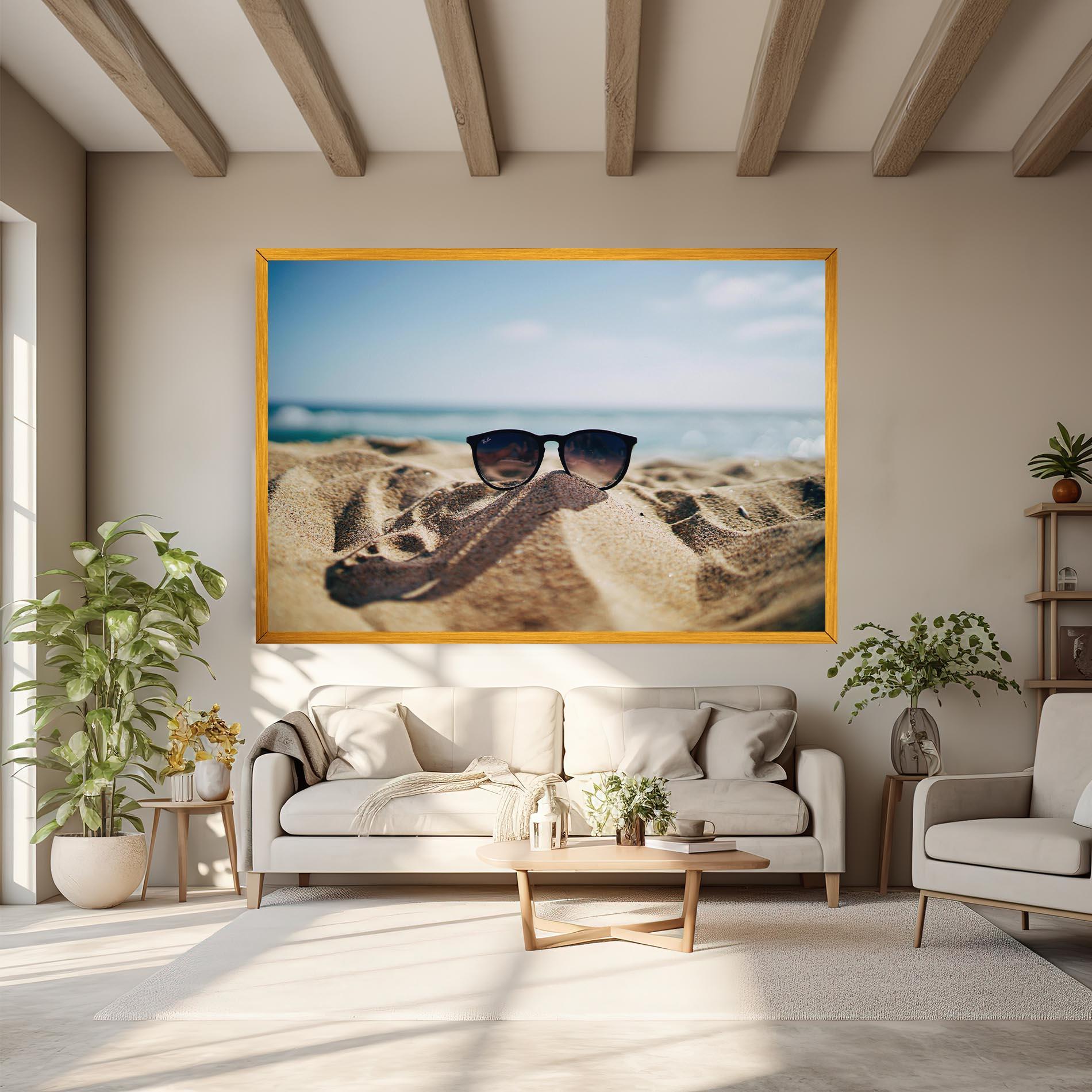 Leinwandbild Sand Glasses mockup 6